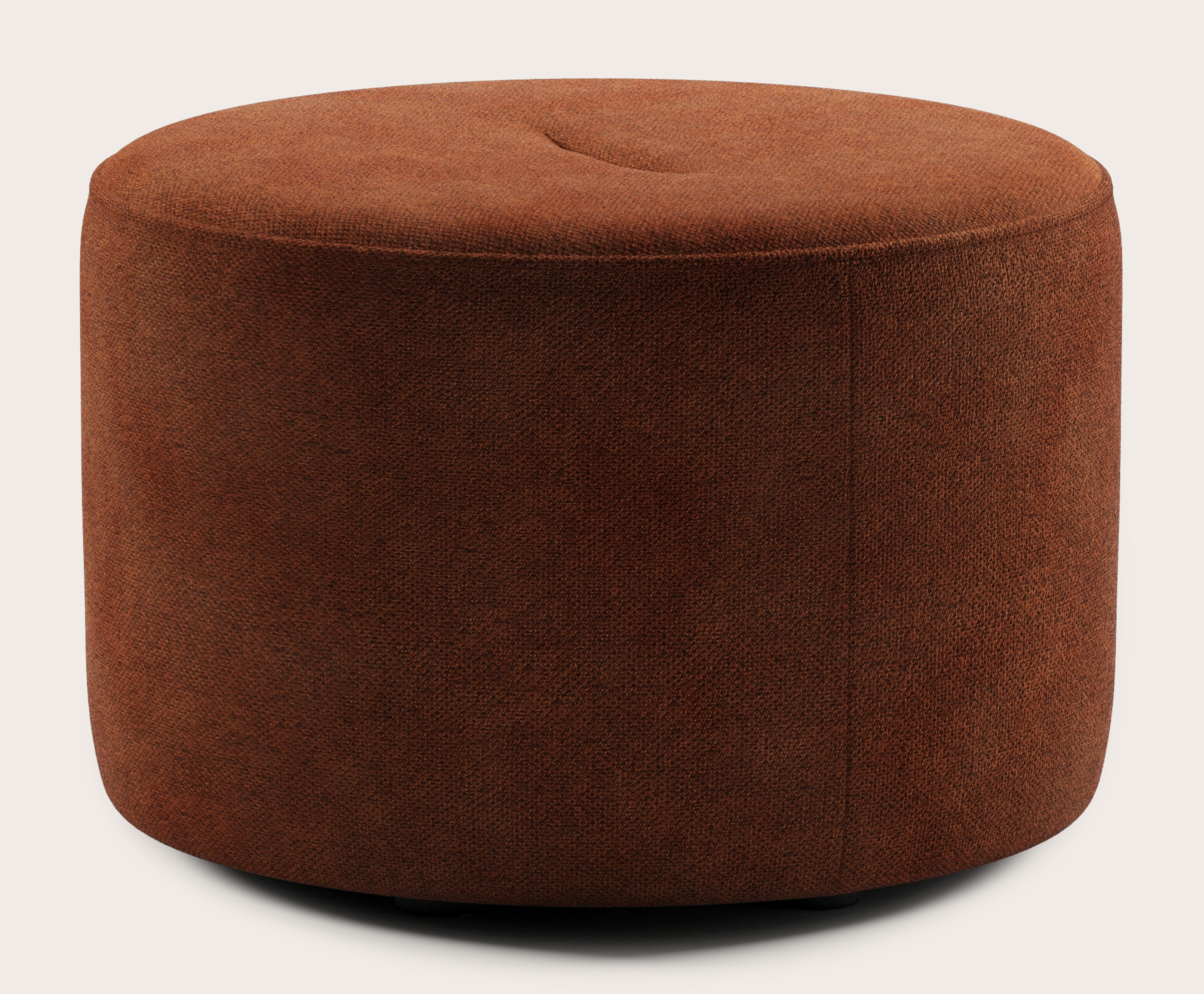 Tondo pouf - Volti tissu Copper Ø60xH40