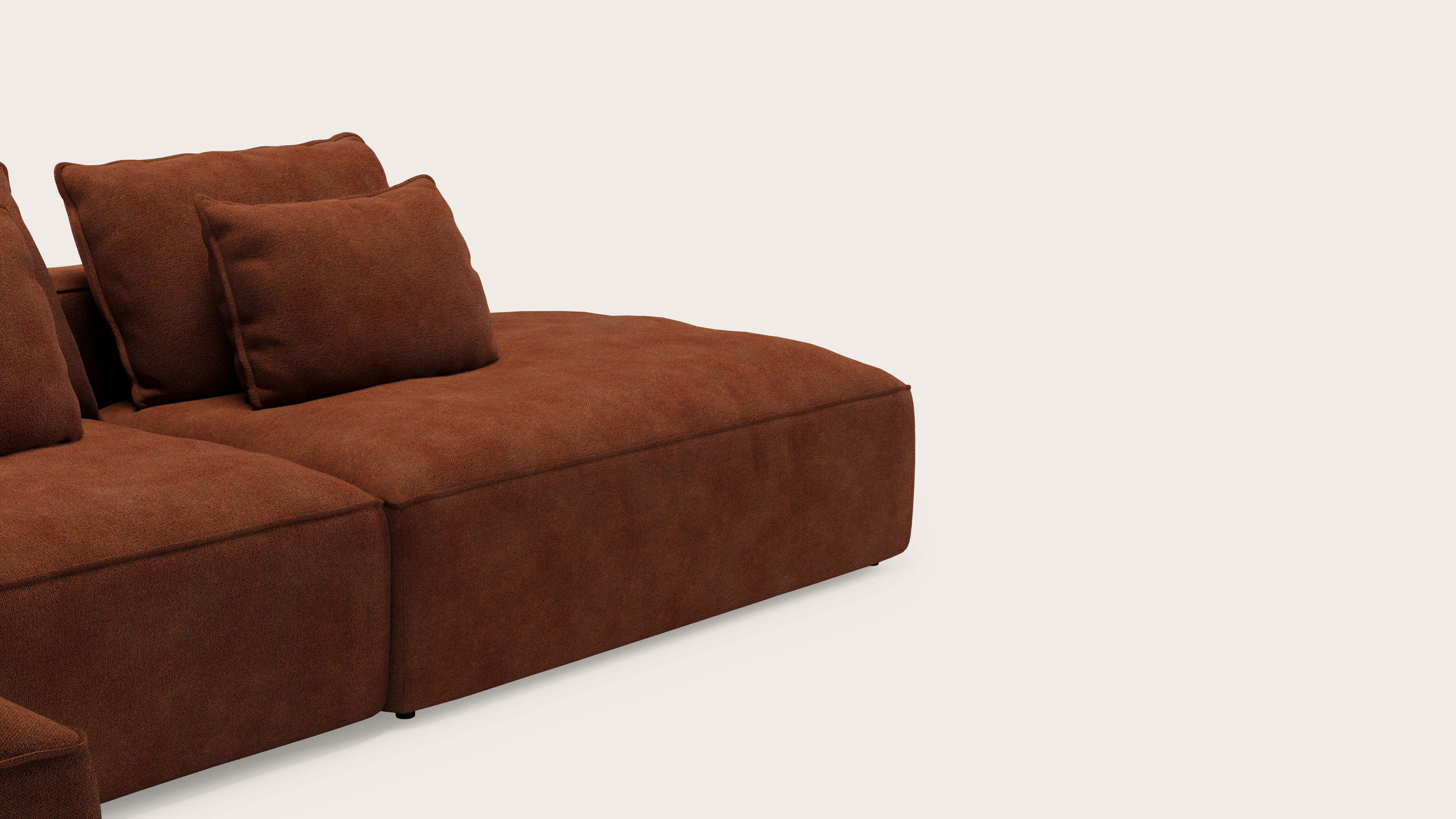 DUOMO 1,5s CL long L + 1,5s CENTER + OE R VOLTI fabric COPPER