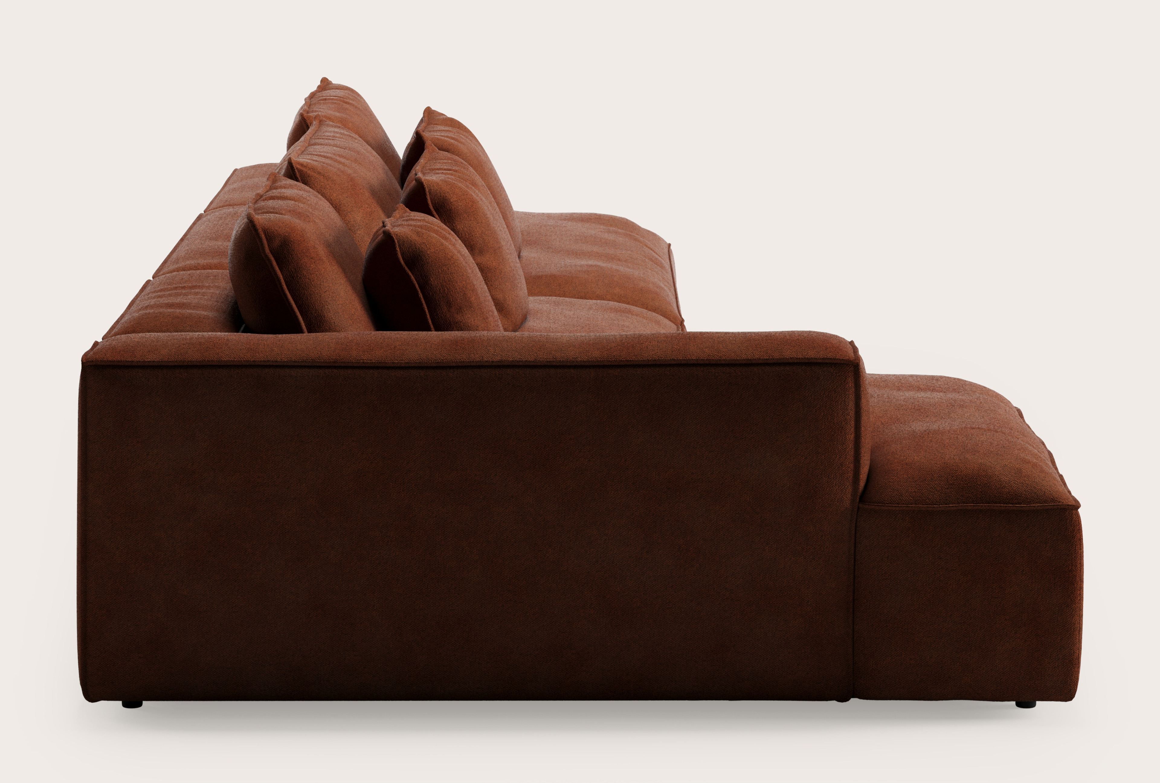 DUOMO 1,5s CL long L + 1,5s CENTER + OE R VOLTI fabric COPPER