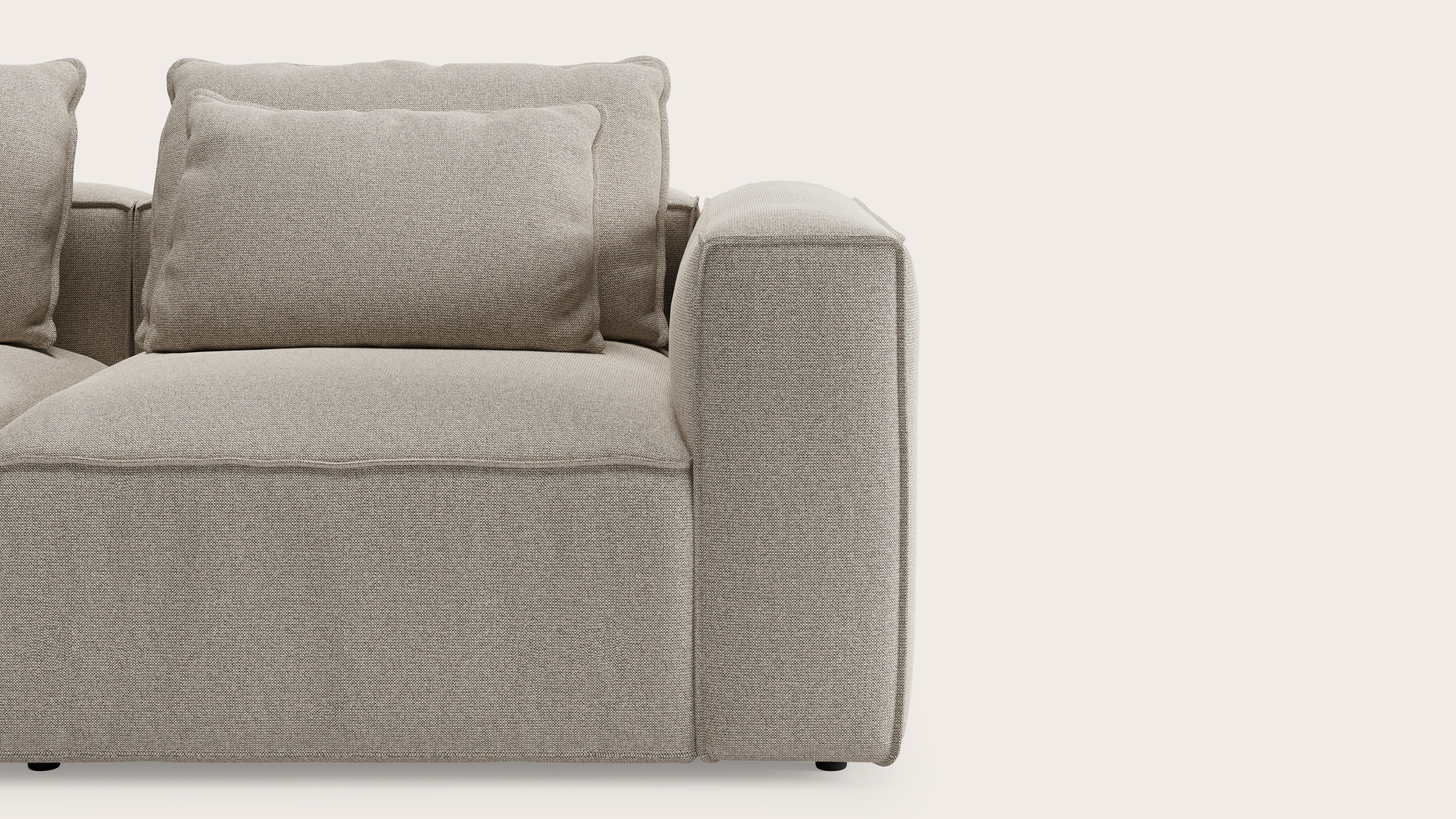 DUOMO 1s END L + 1s END R BRIO fabric NATURAL