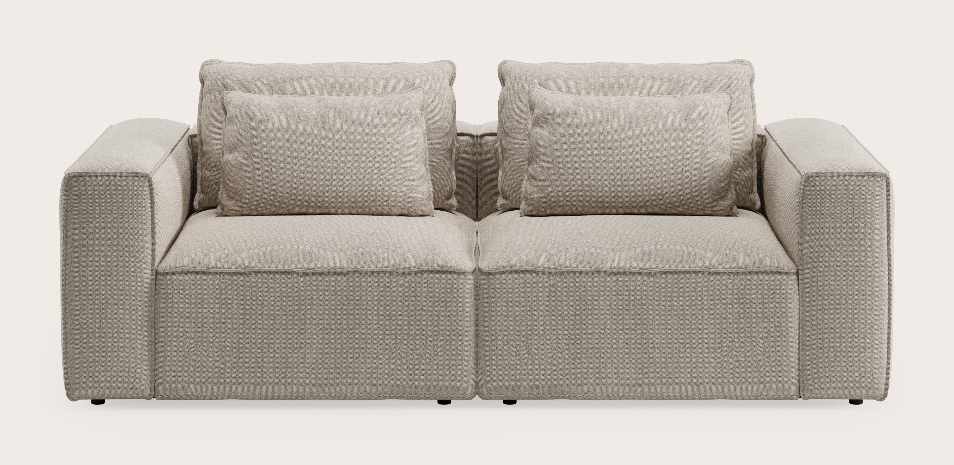 DUOMO 1s END L + 1s END R BRIO fabric NATURAL