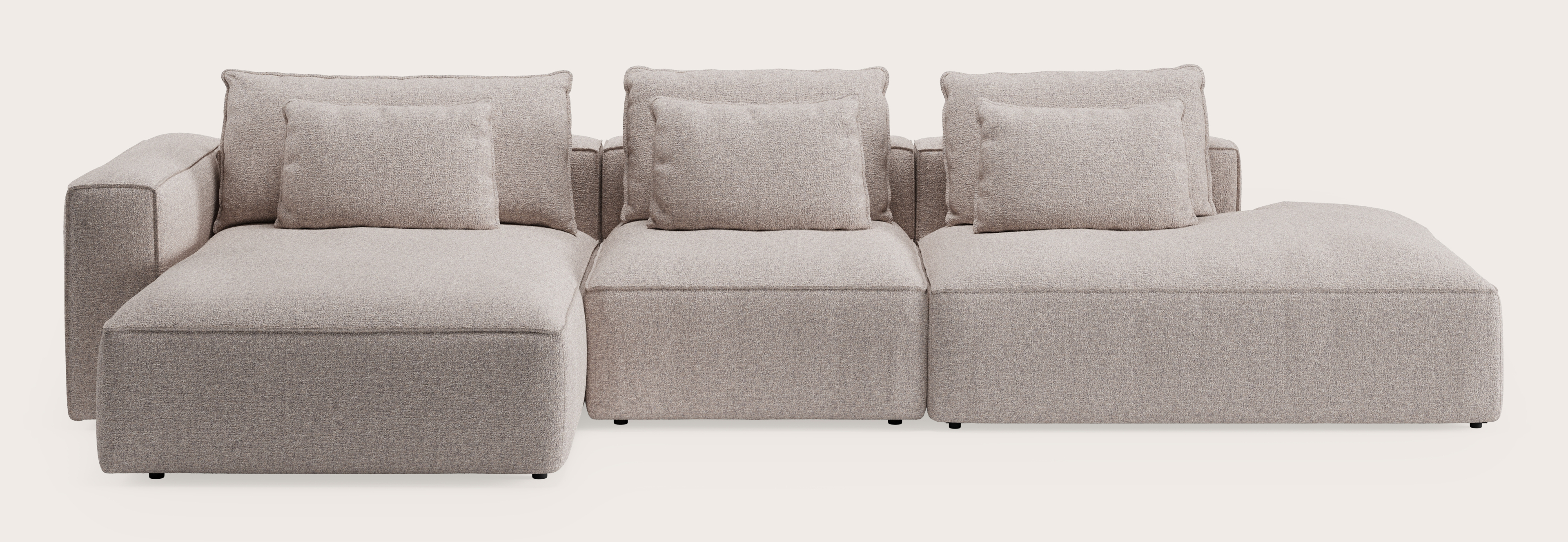 DUOMO 2s CL long L + 1s CENTER + OE R STANZA fabric SHELL