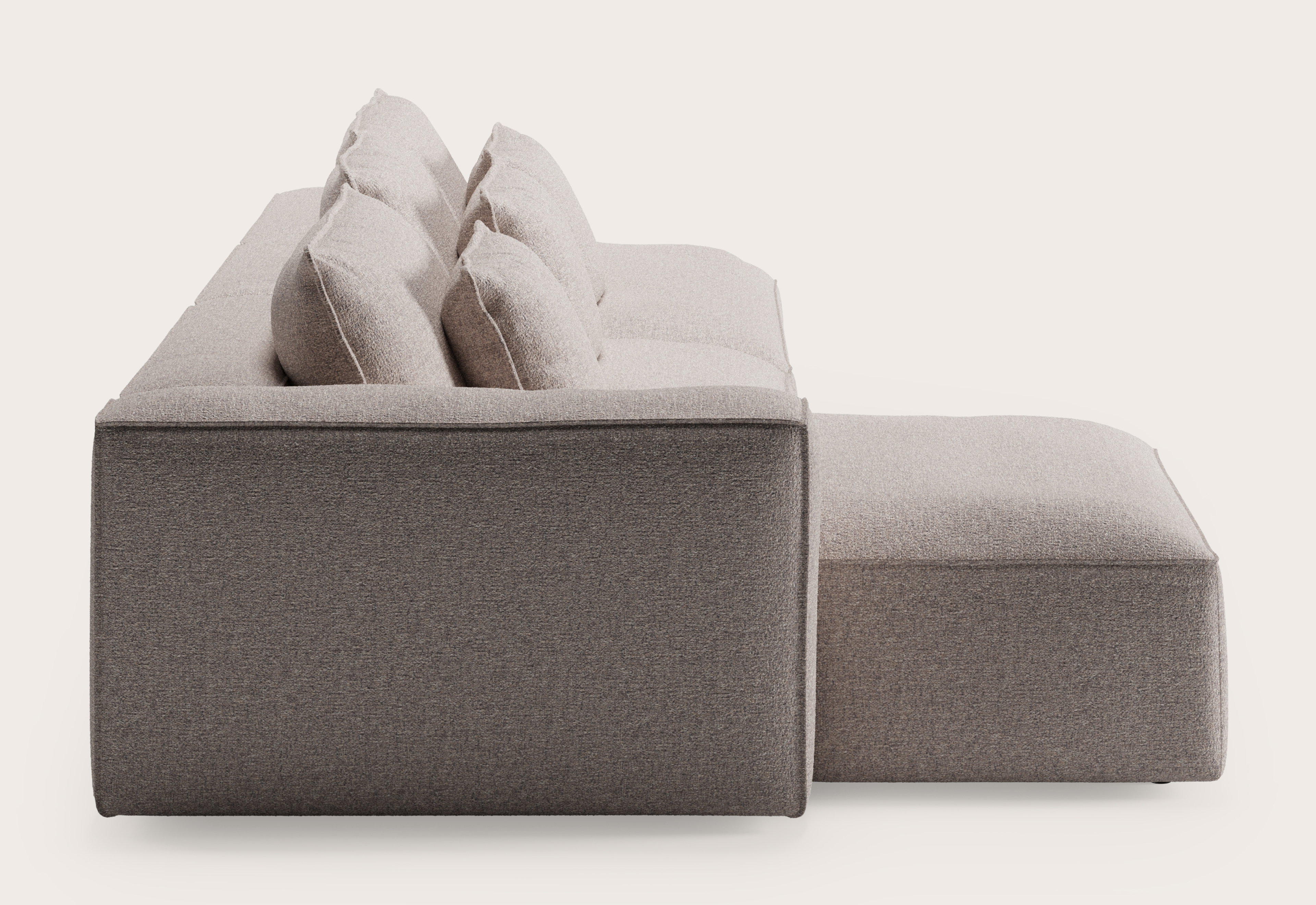 DUOMO 2s CL long L + 1s CENTER + OE R STANZA fabric SHELL
