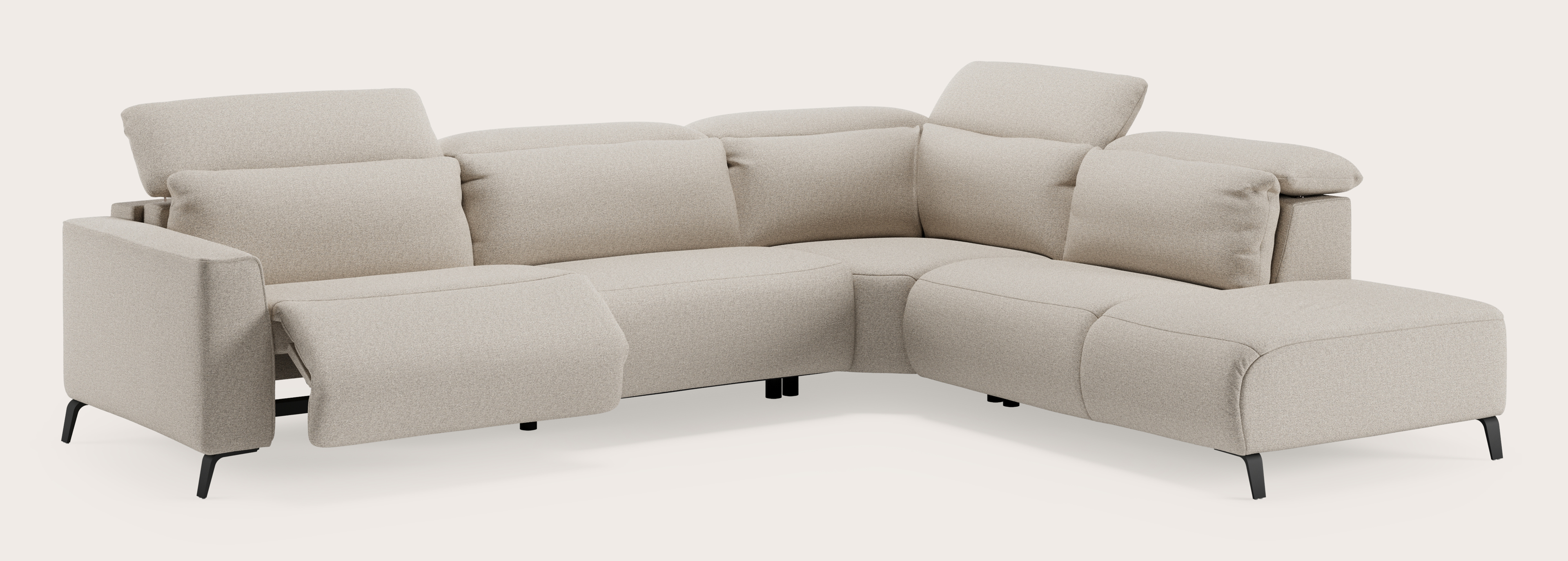 MONZA 2s END L+2s CENTER+CORNER+OE R BRIO fabric NATURAL