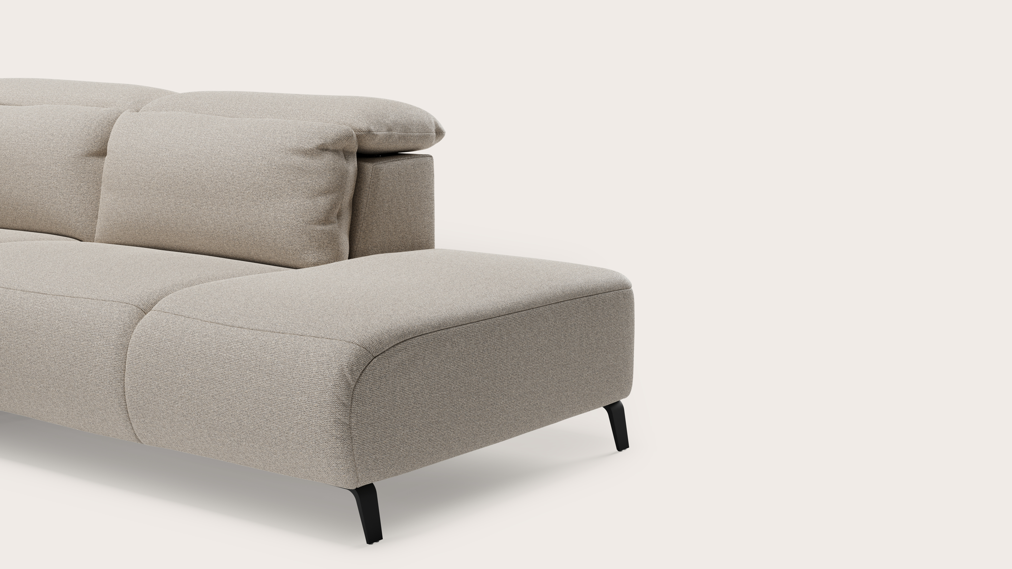 MONZA 2s END L+2s CENTER+CORNER+OE R BRIO fabric NATURAL