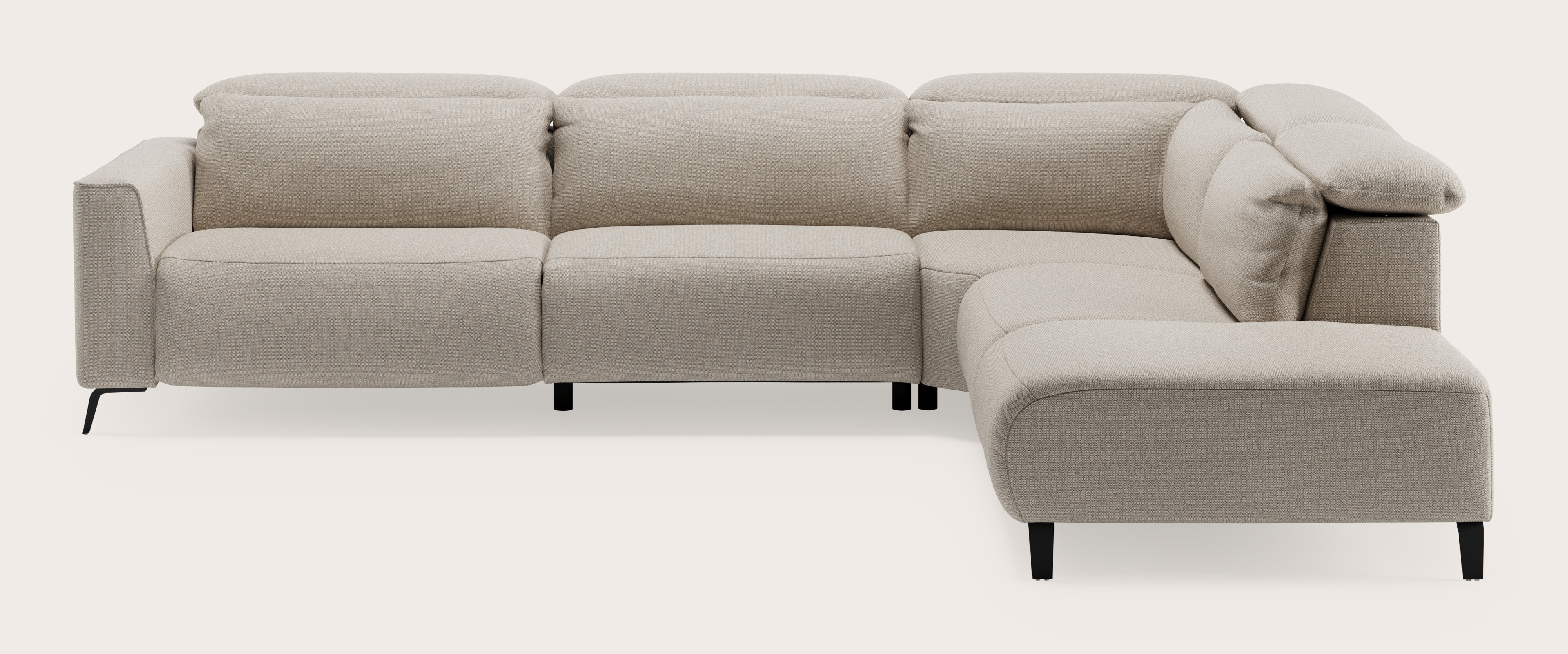 MONZA 2s END L+2s CENTER+CORNER+OE R BRIO fabric NATURAL