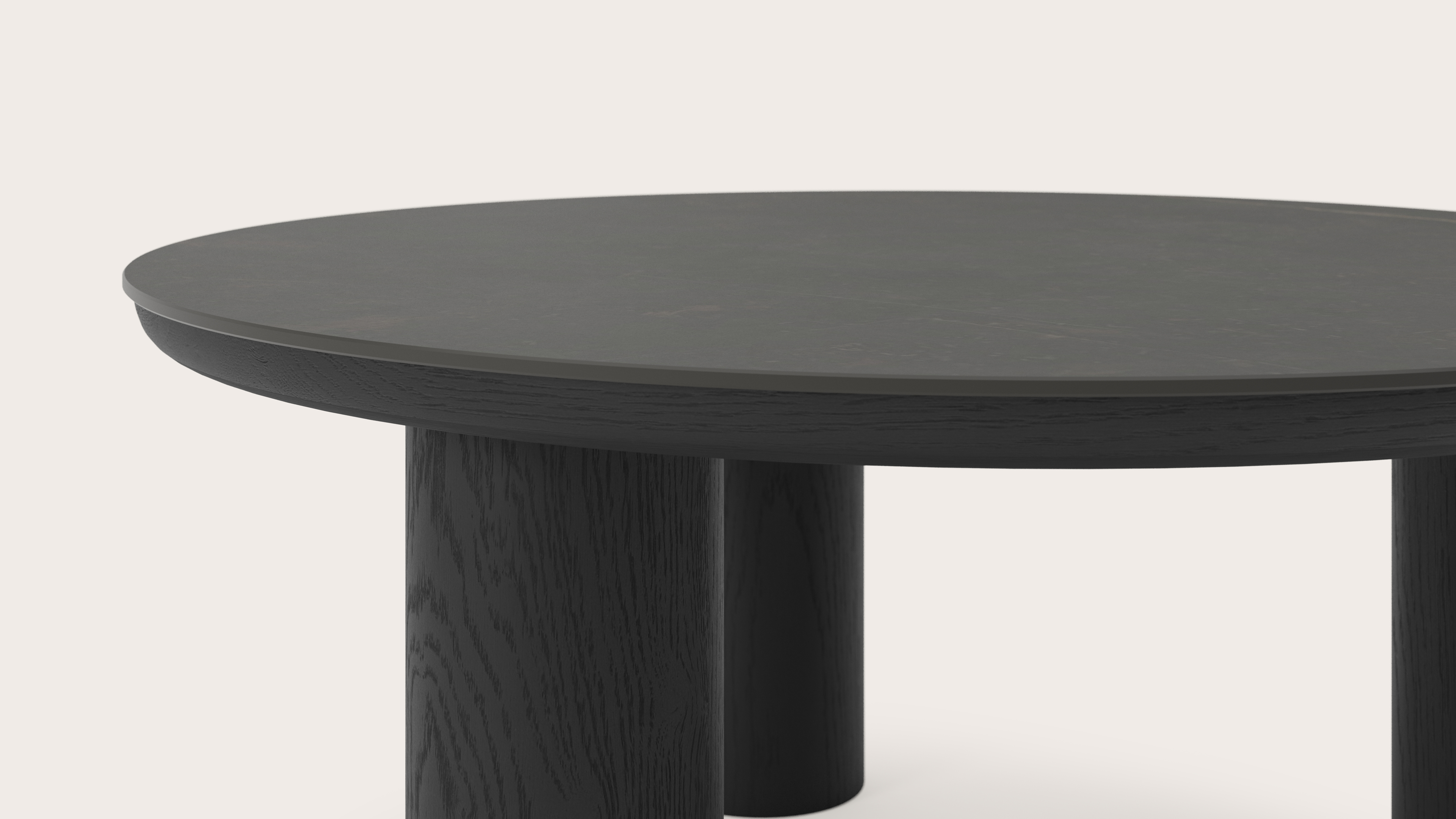 Salontafel Amato Rondo XSmall onderstel met rond Ceramo blad in keramiek kleur Calatorao Ø 75 x 34 cm