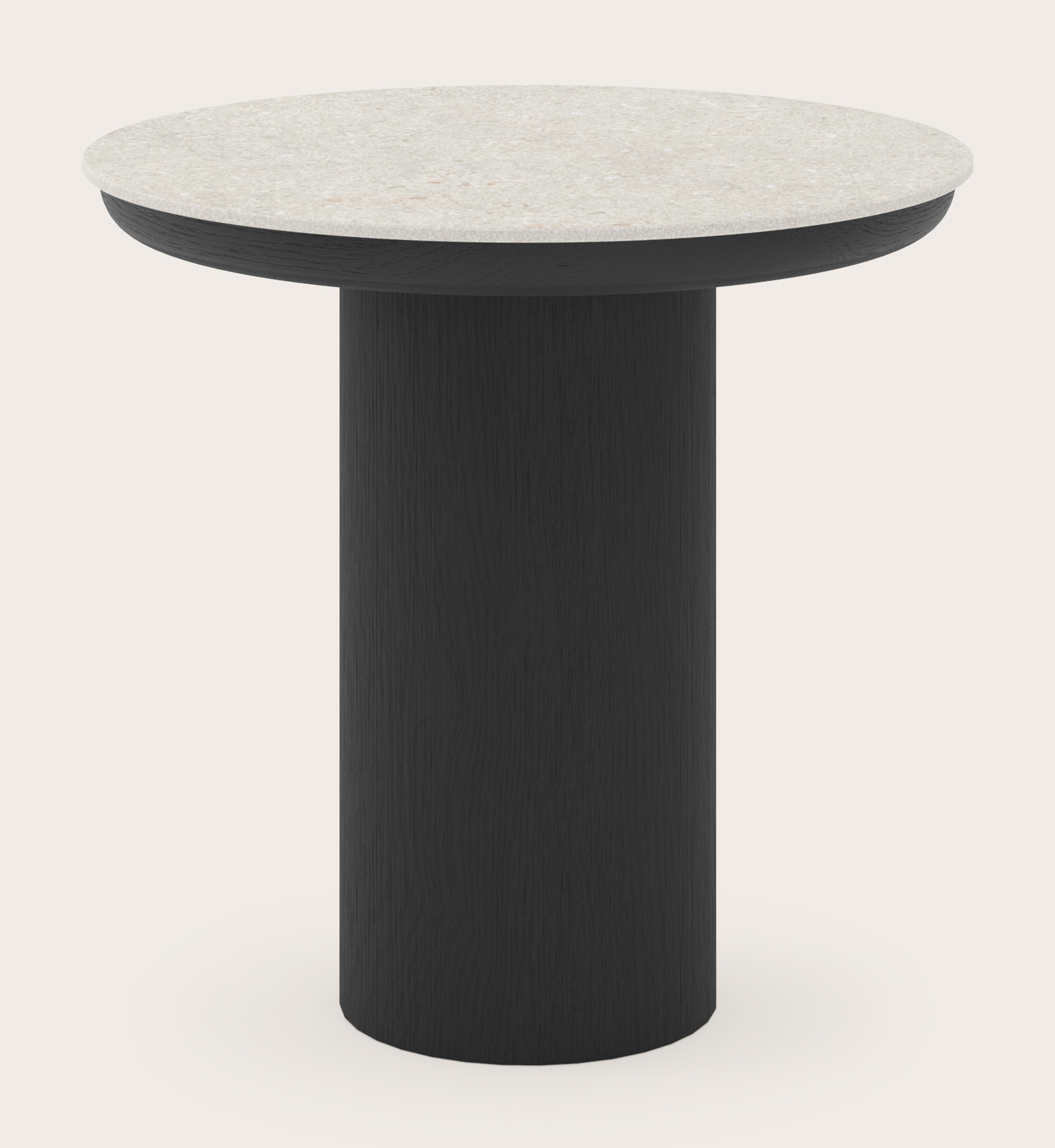 Table d'appoint Amato Rondo Small armature avec plateau Ceramo rond en céramique en couleur Shilin Ø 40 x 39 cm