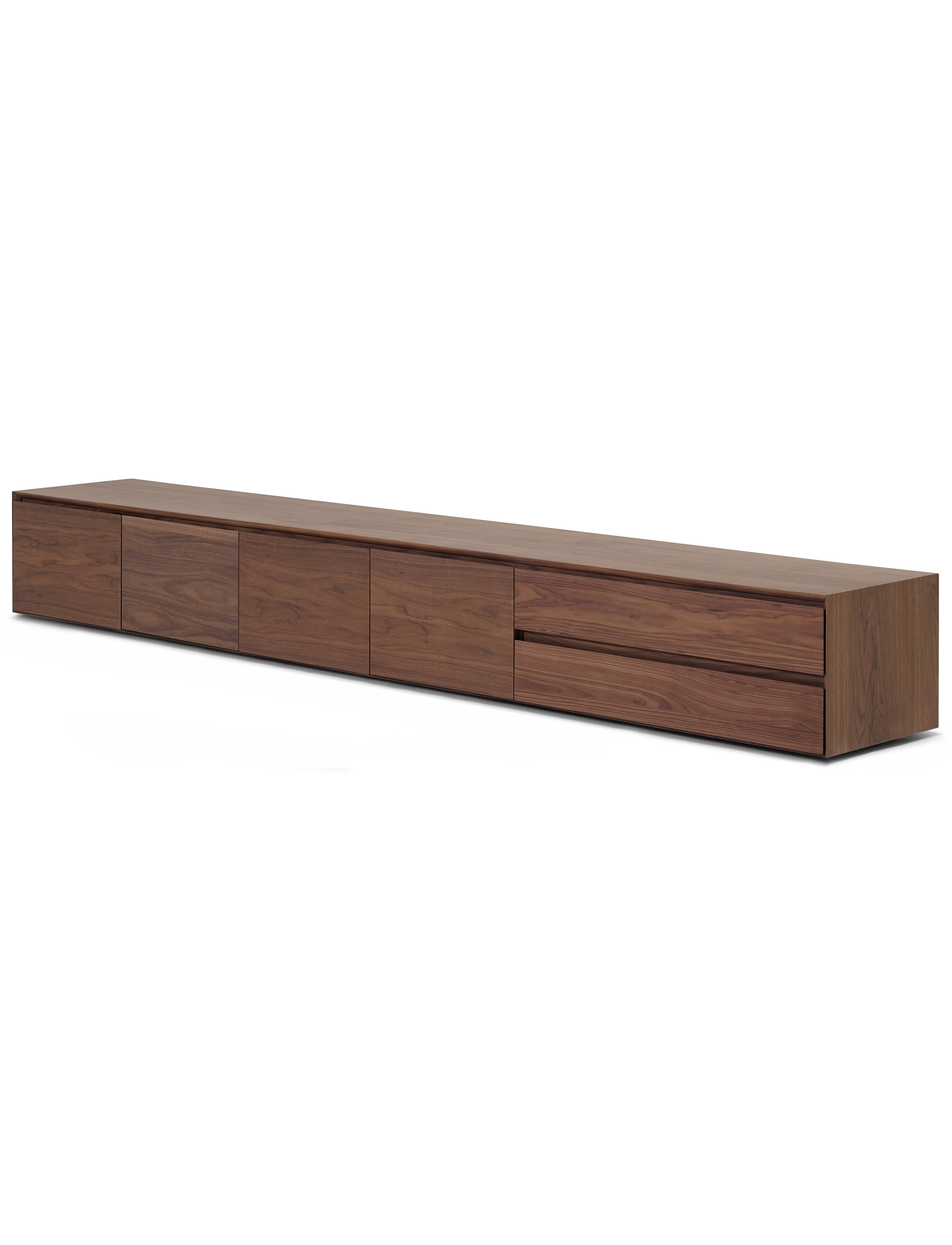 Meuble tv Arno en noyer 265 x 45 cm