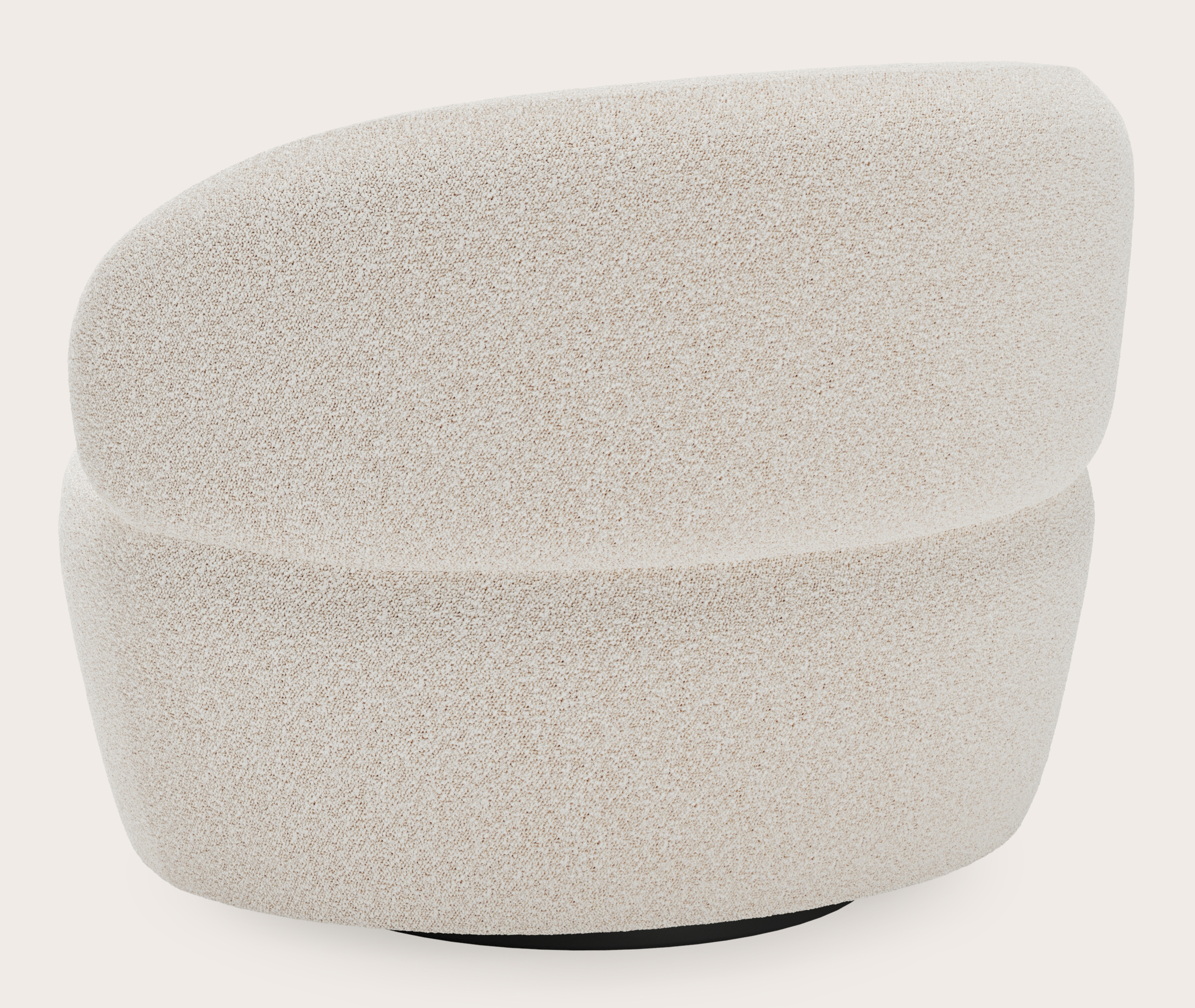 Norcia fauteuil in Ritmo stof Pearl