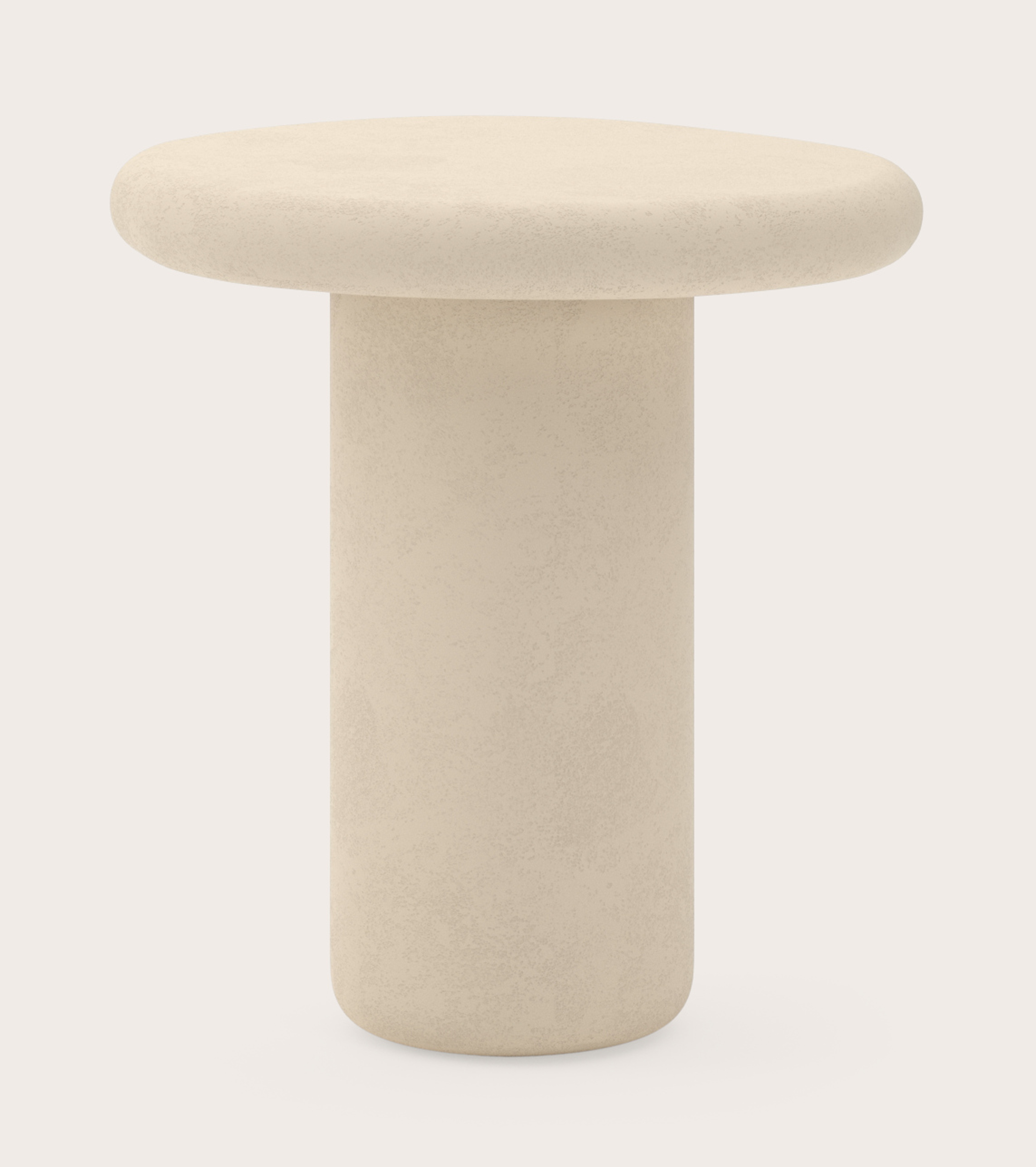 Table d'appoint Artisano armature Small avec plateau Artisano forme pebble en Claylime couleur Moonglade