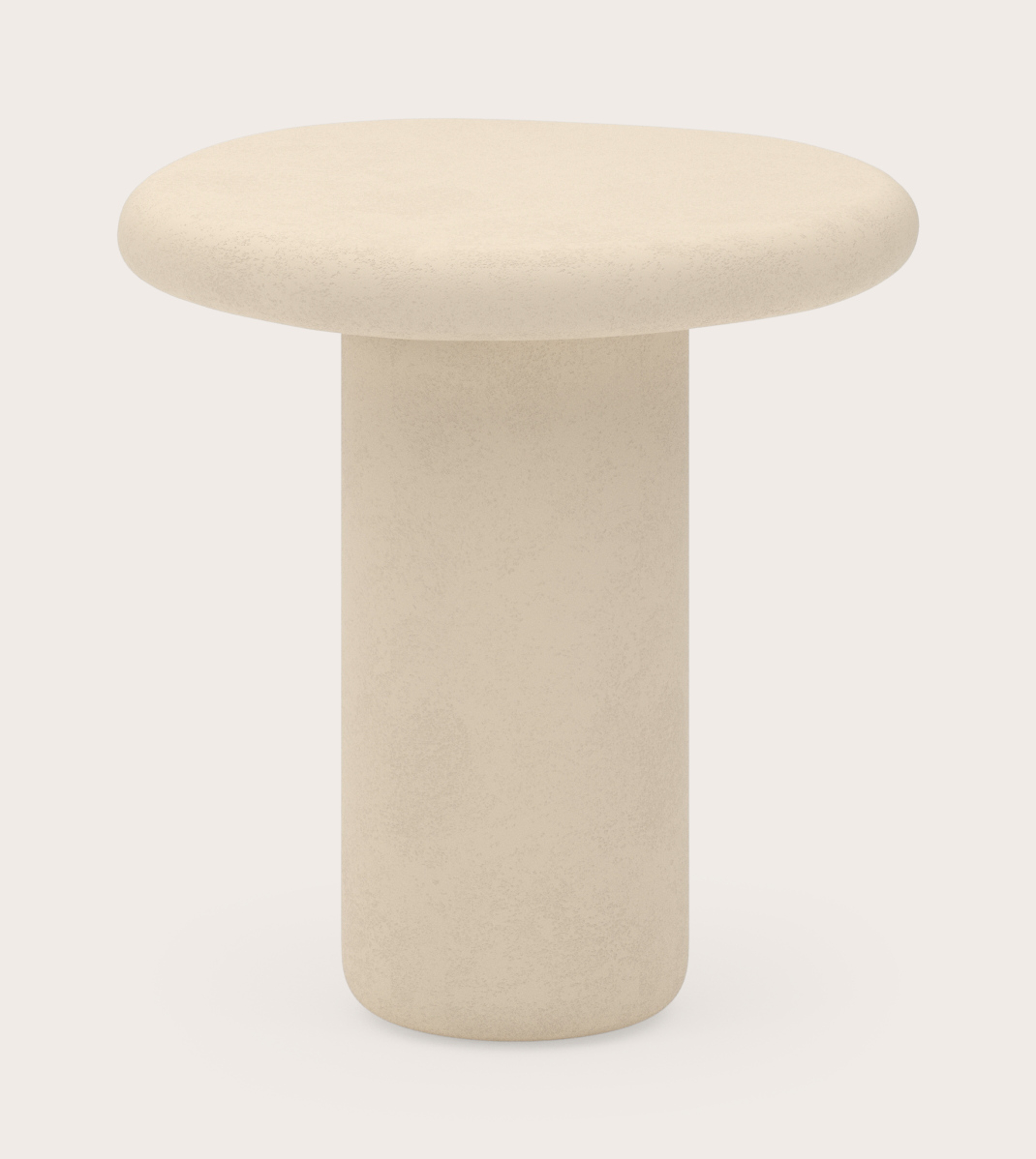 Table d'appoint Artisano armature Small avec plateau Artisano forme pebble en Claylime couleur Moonglade