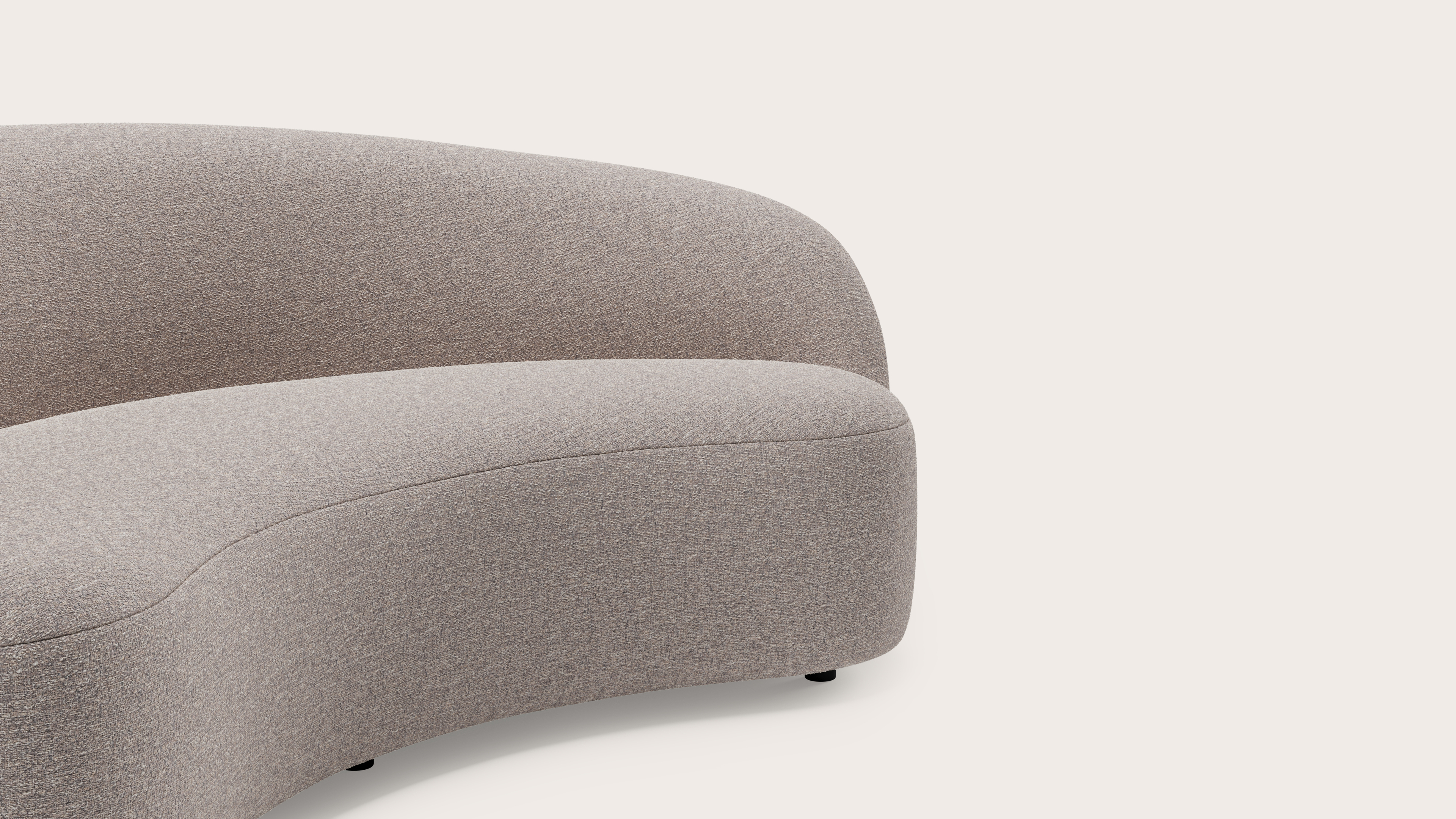Ponte modulaire zetel - 3-zit in Stanza stof Shell