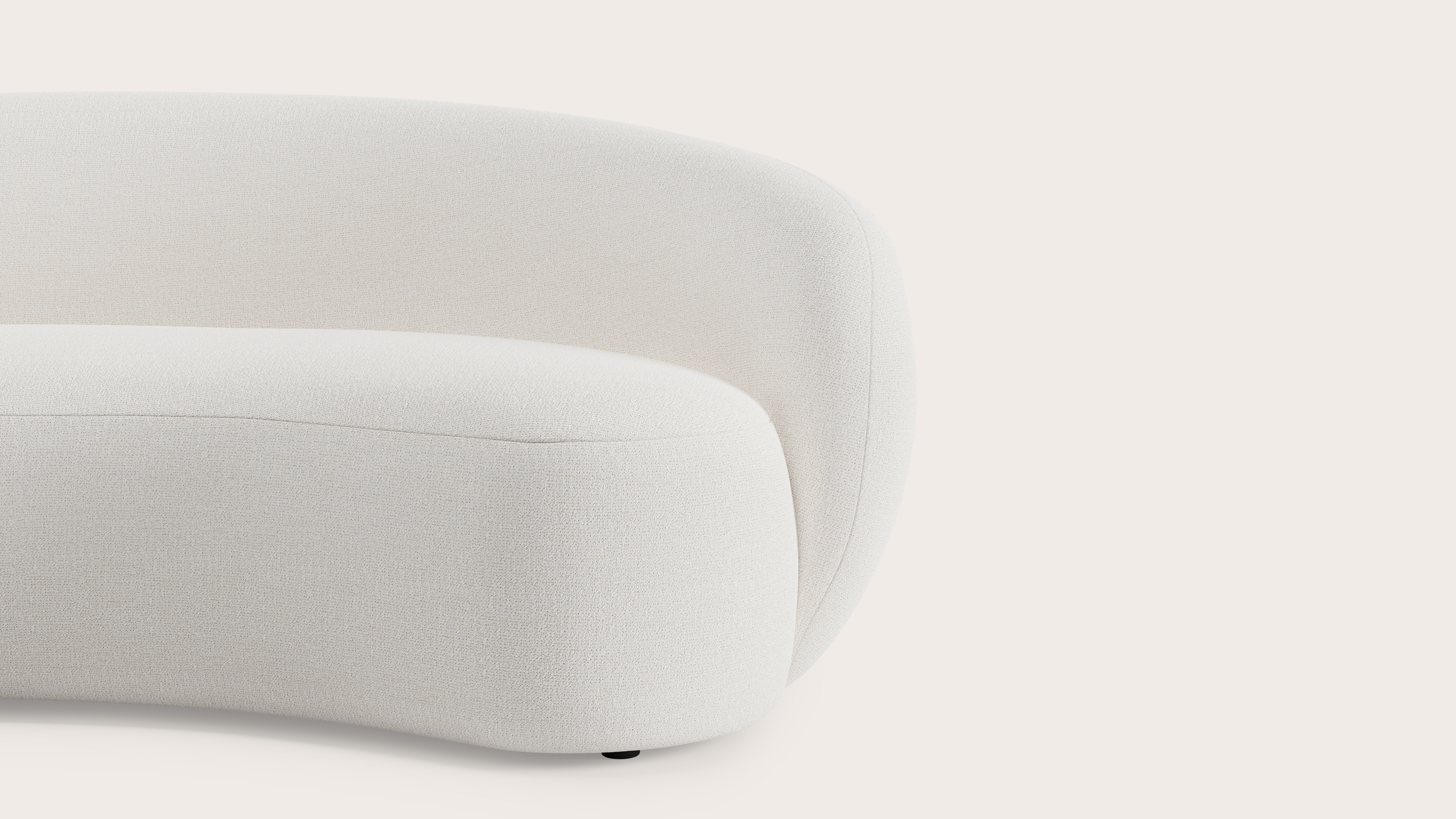 Ponte canapé modulaire - 3,5-places en Dolce tissu Feather