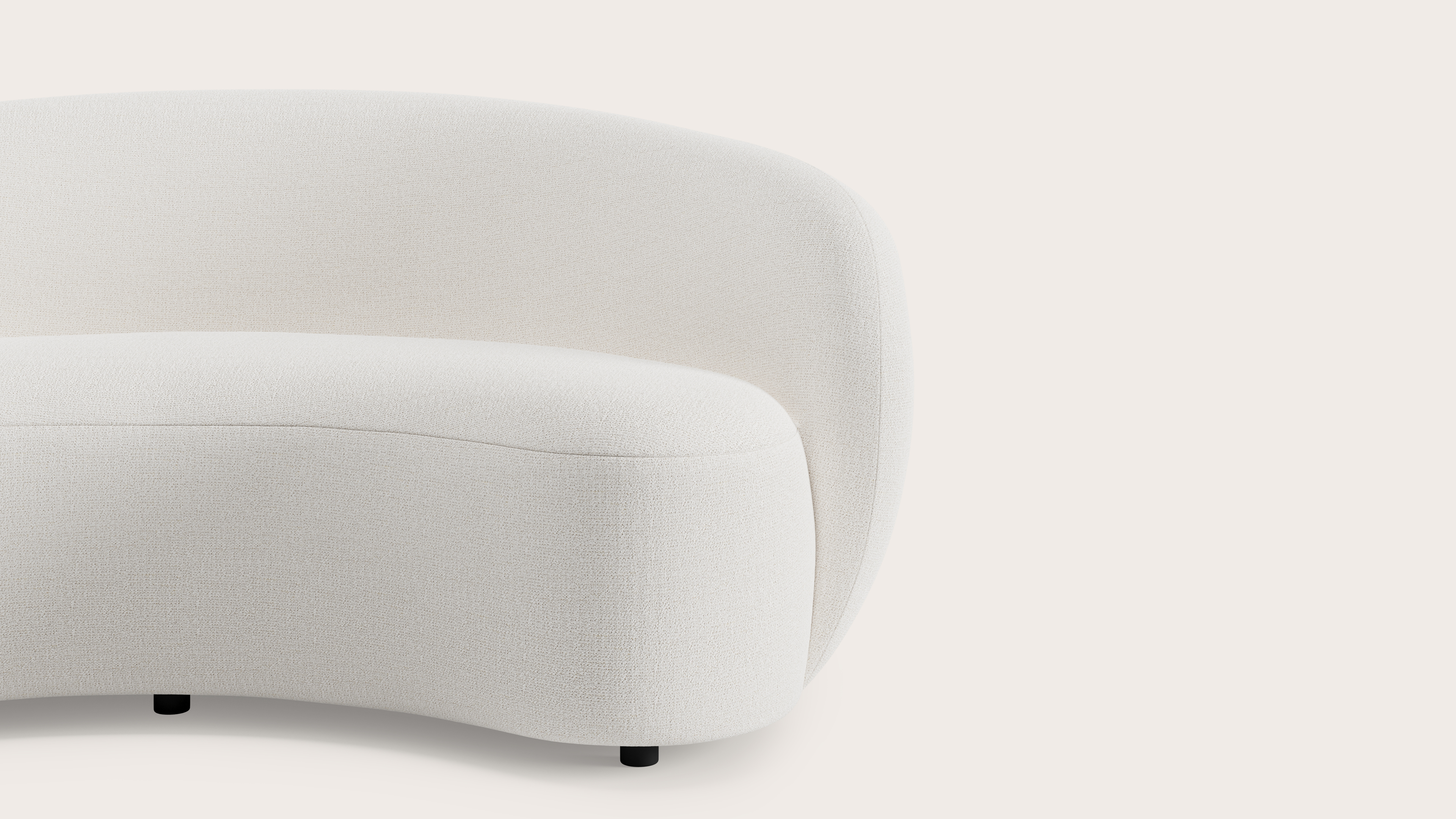 Ponte canapé modulaire - 2-places en Dolce tissu Feather
