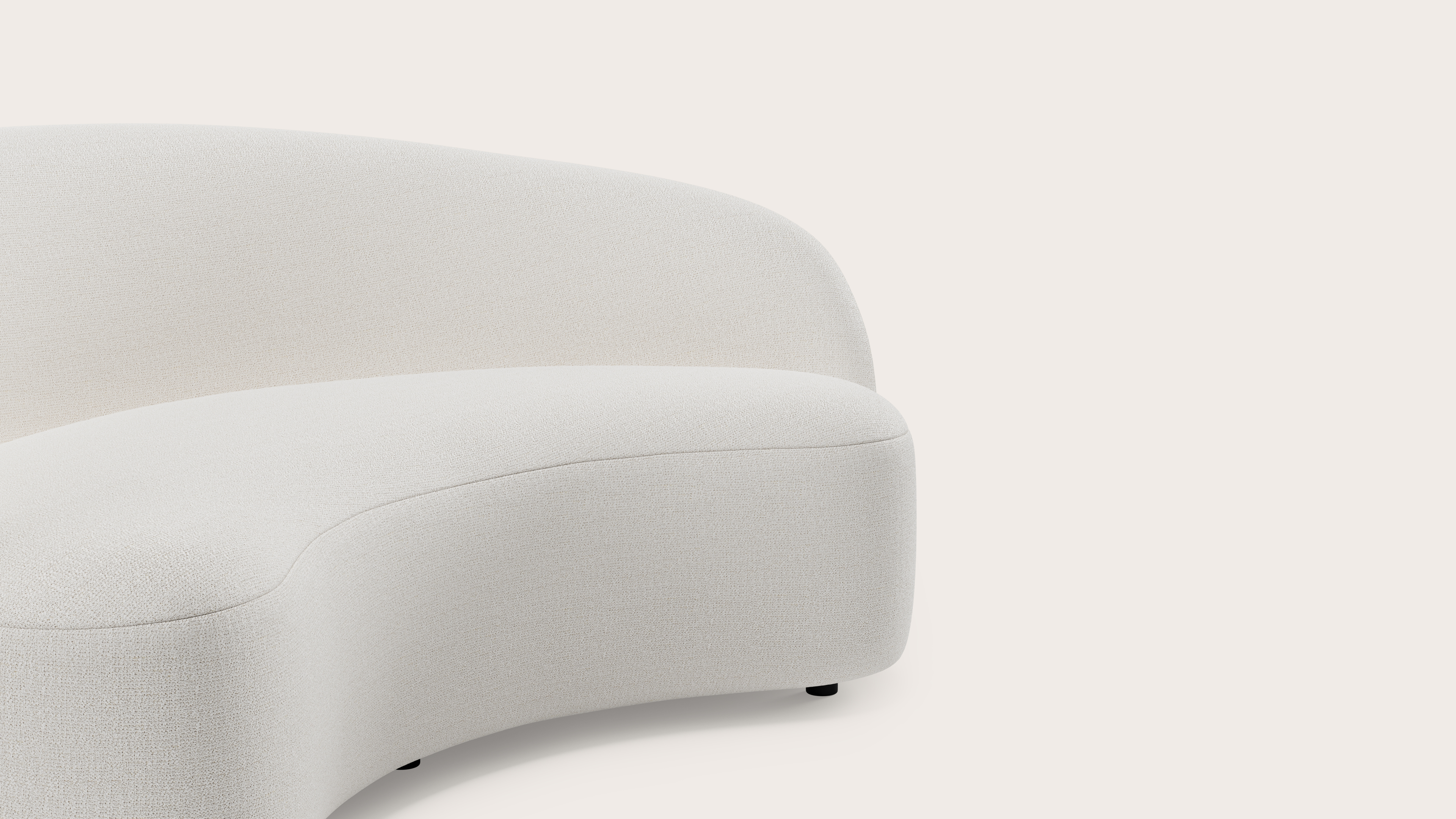 Ponte canapé modulaire - 2-places en Dolce tissu Feather