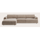 Canapé d'angle L 5 places avec chaise longue XL gauche