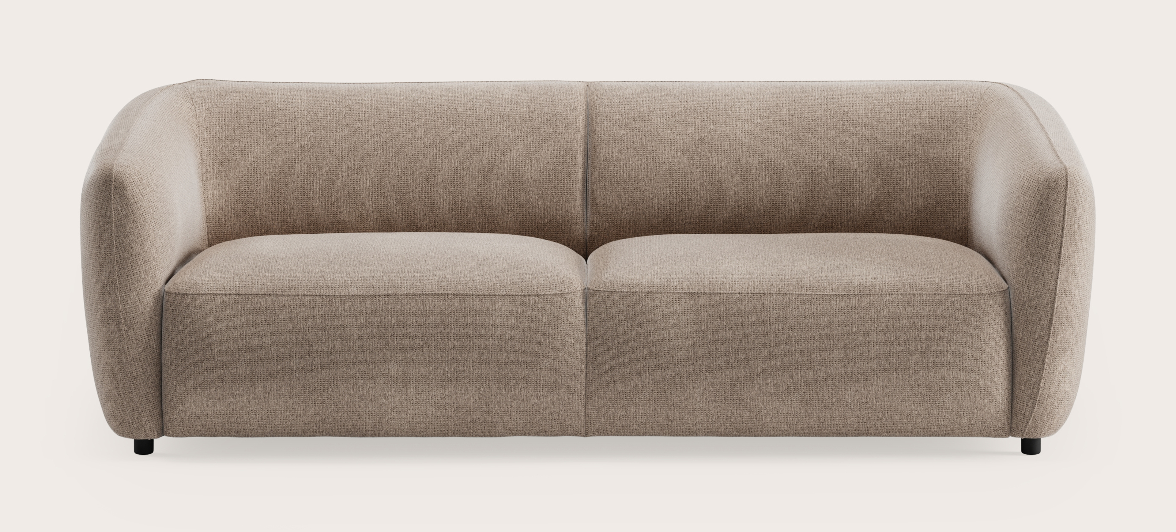 Comporta zetel 3-zit in Fuga stof Taupe