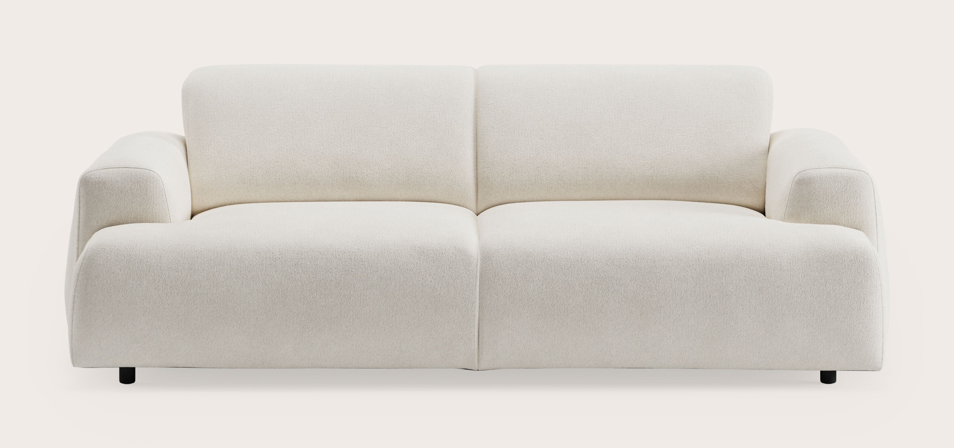 Coimbra canapé 2,5-places en Volti tissu Pearl