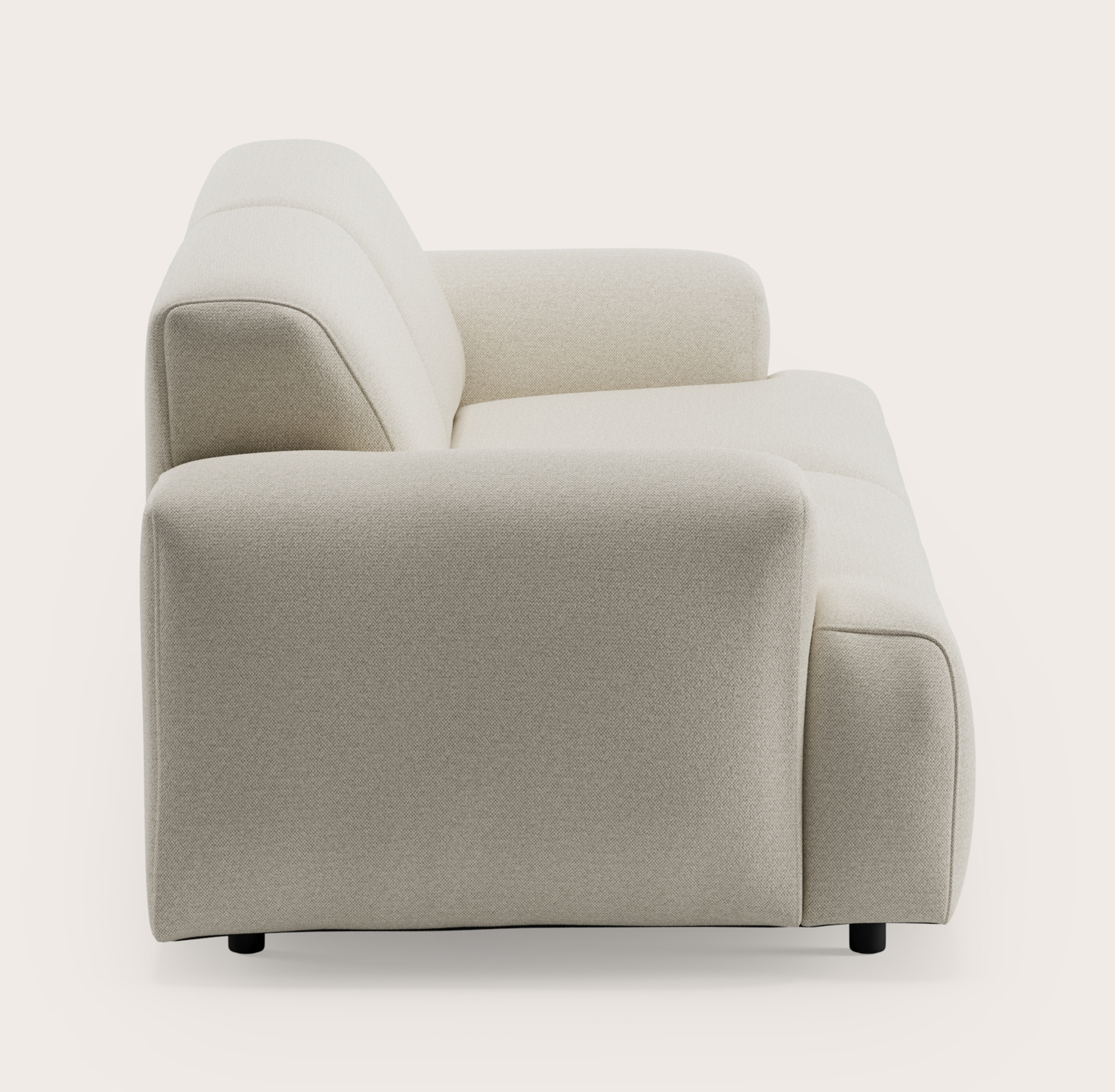 Coimbra zetel 2,5-zit in Brio stof Linen