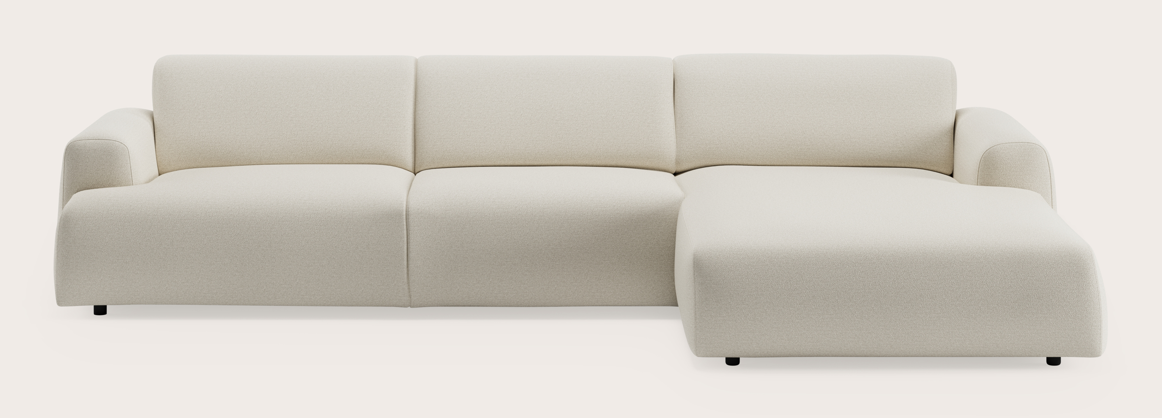 Coimbra canapé d'angle 5 places en Brio tissu Linen
