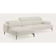 Canapé d'angle L 4 places avec chaise longue gauche