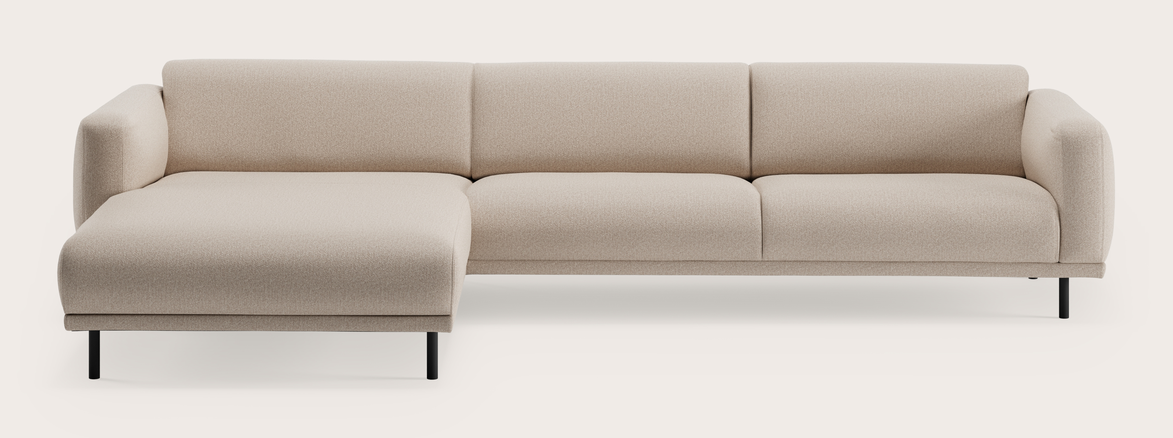 Evora hoekzetel 5-zit in Brio stof Beige