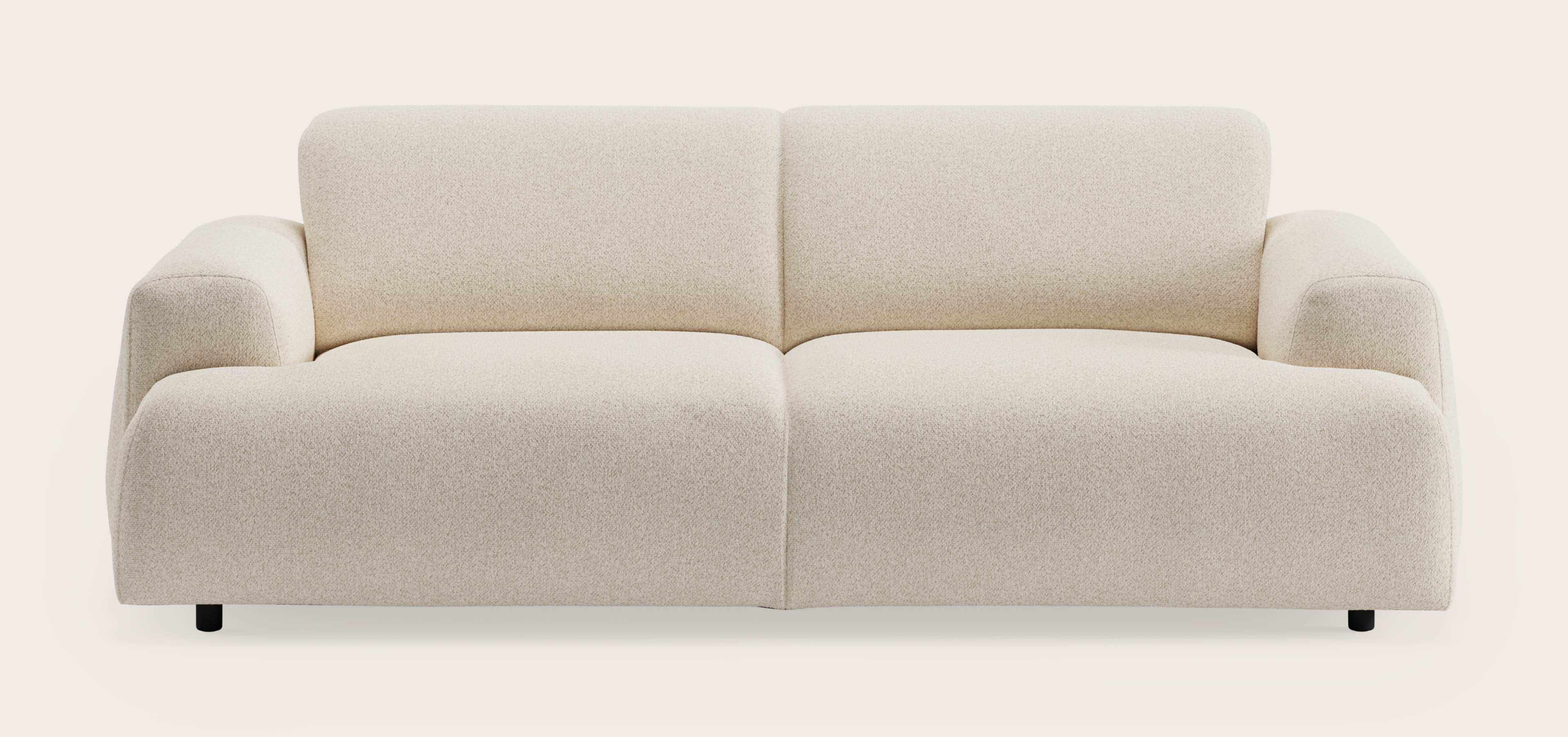 Coimbra canapé 2,5-places en Mezzo tissu Ecru