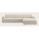 Canapé d'angle L 5 places avec chaise longue XL droite