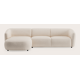 Canapé d'angle 4 places avec chaise longue XL gauche