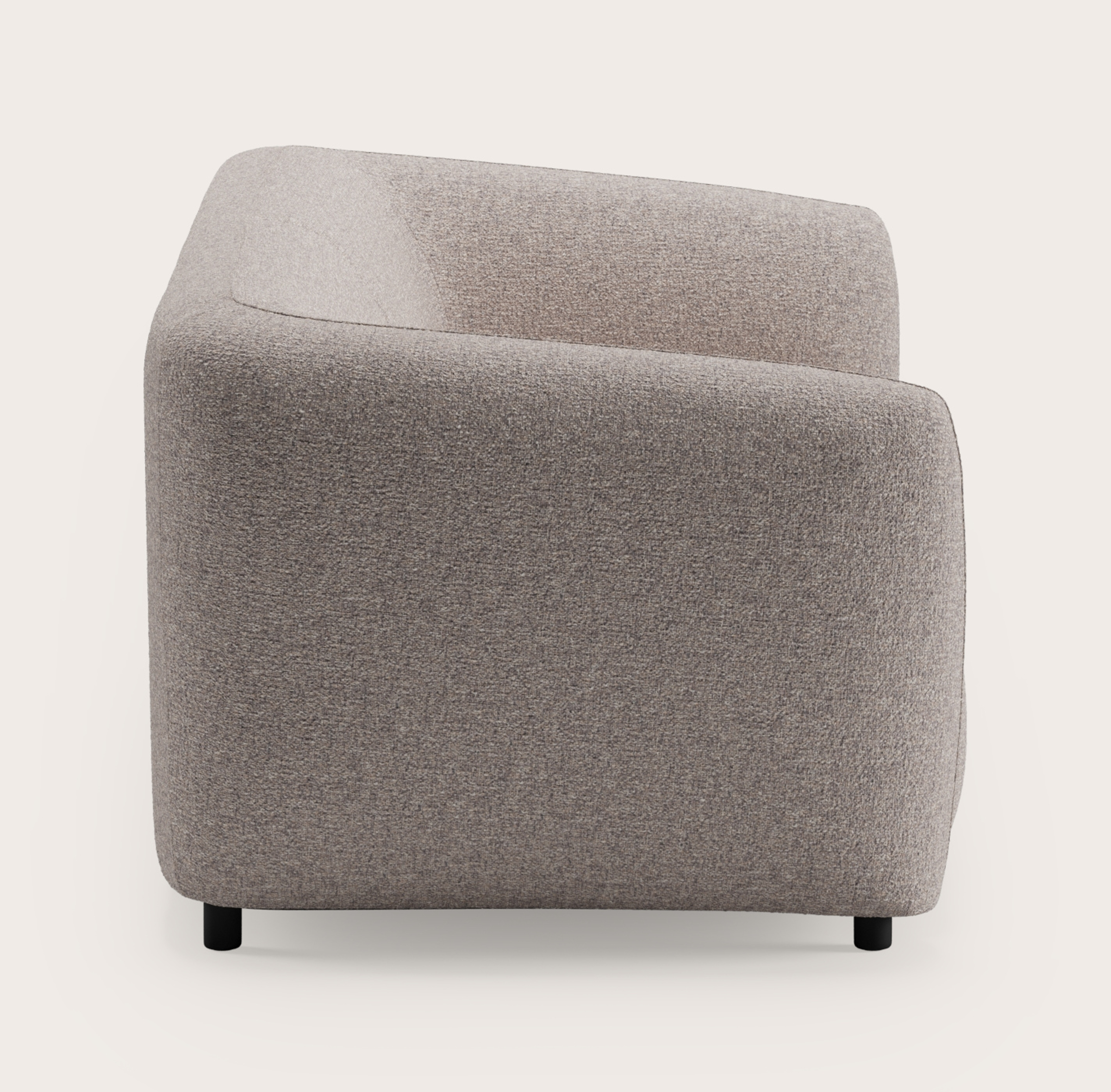 Comporta zetel 2,5-zit in Stanza stof Shell