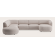 Canapé d'angle U 5,5 places avec extrémité ouverte gauche et chaise longue droite