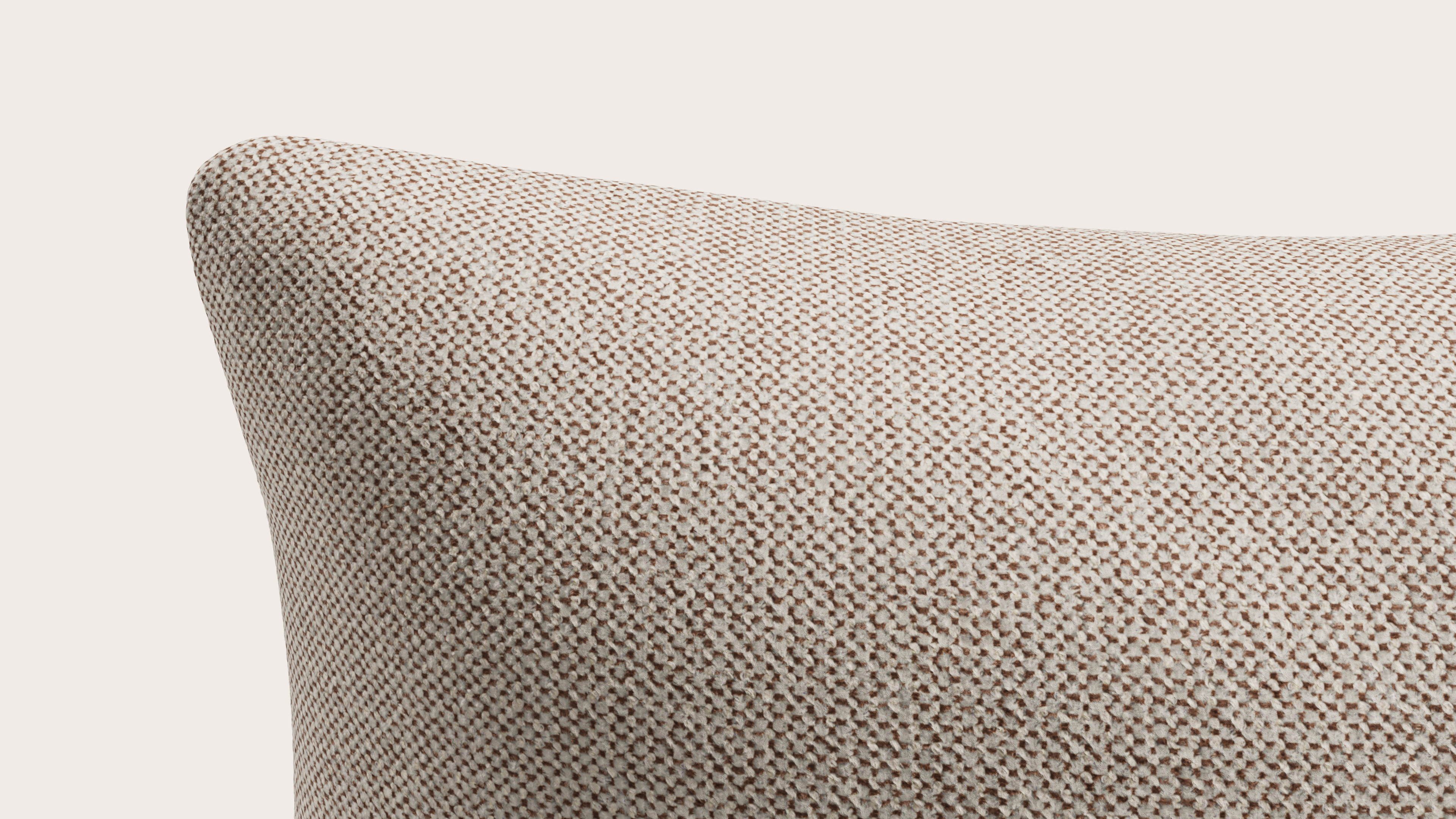 Coussin Baci en Brio tissu Beige 60 x 60 cm