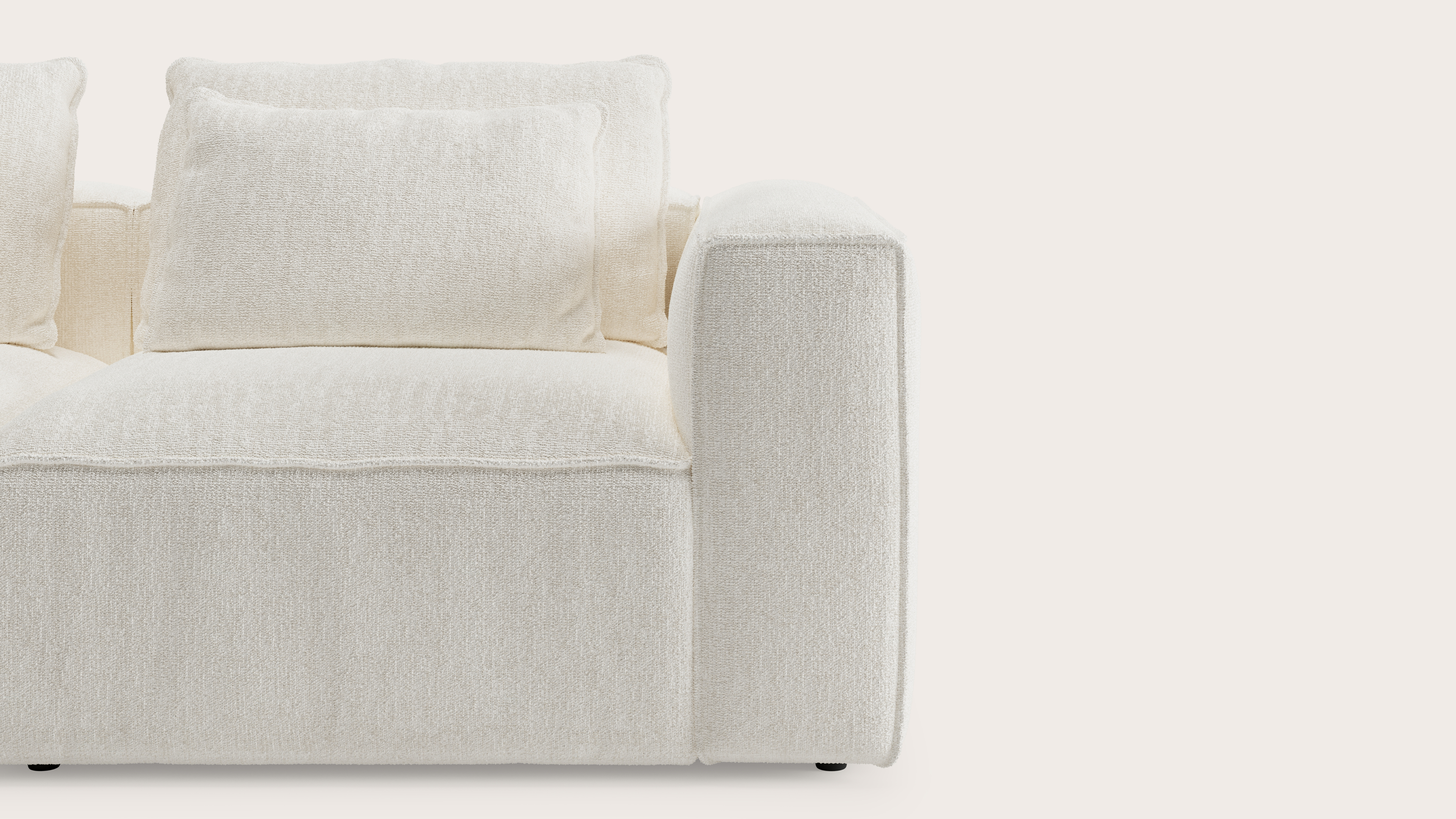 Duomo zetel 2-zit in Poco stof White