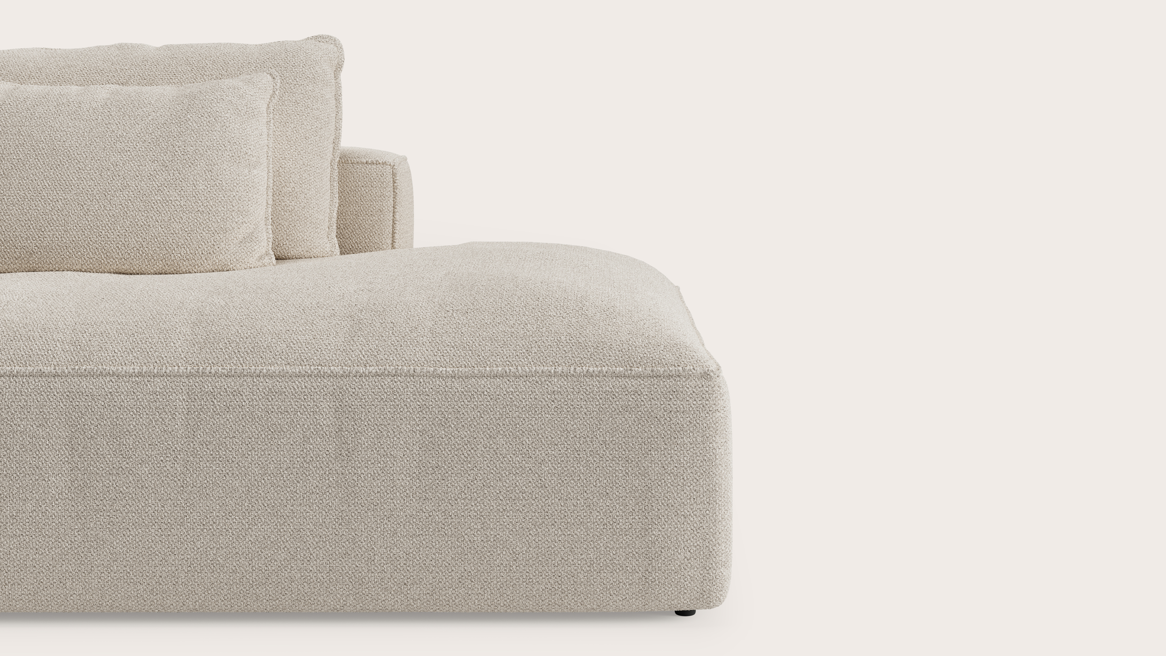 Duomo hoekzetel 4,5-zit in Hero stof Beige