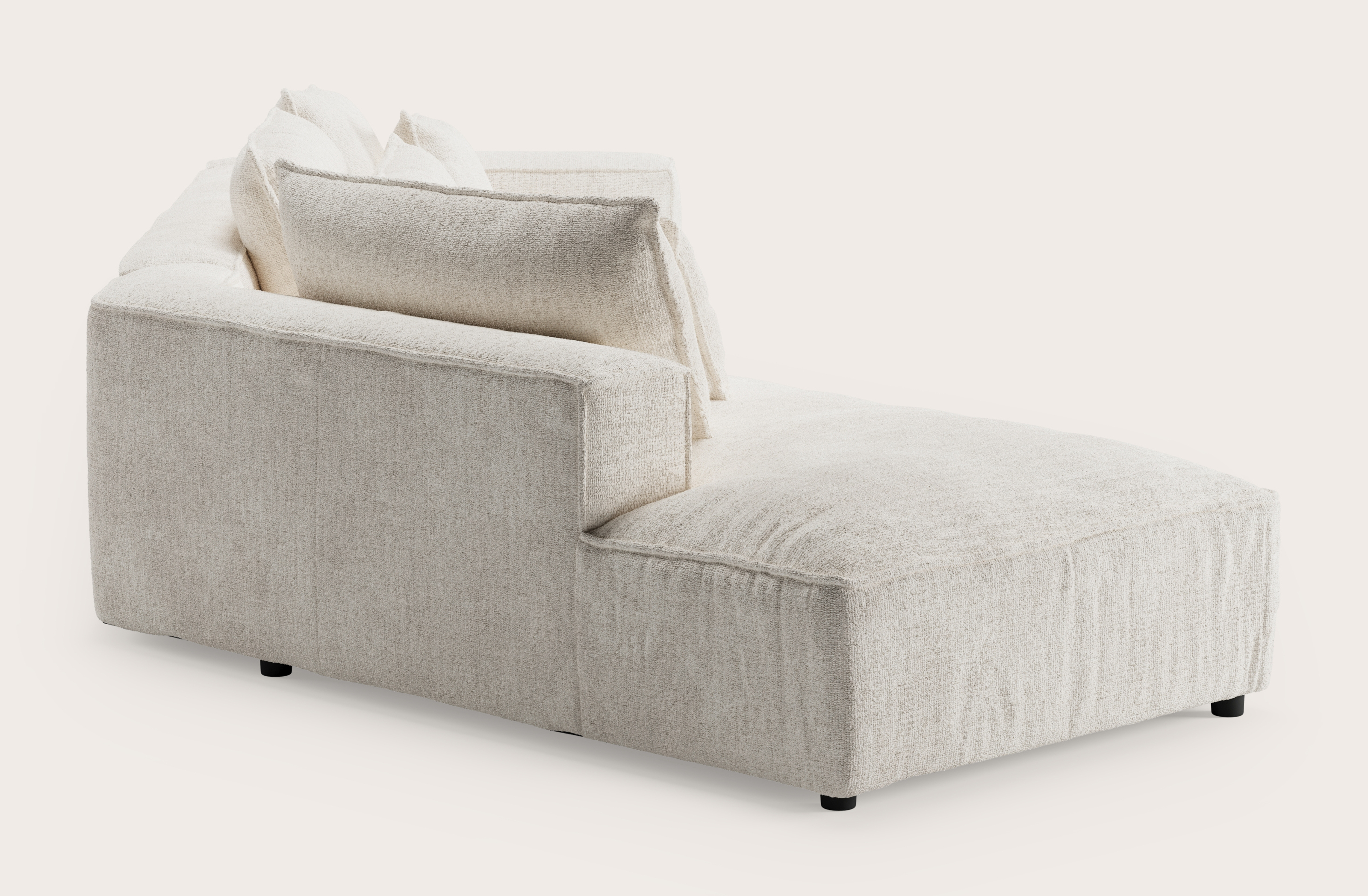 Duomo hoekzetel 3,5-zit in Poco stof Beige