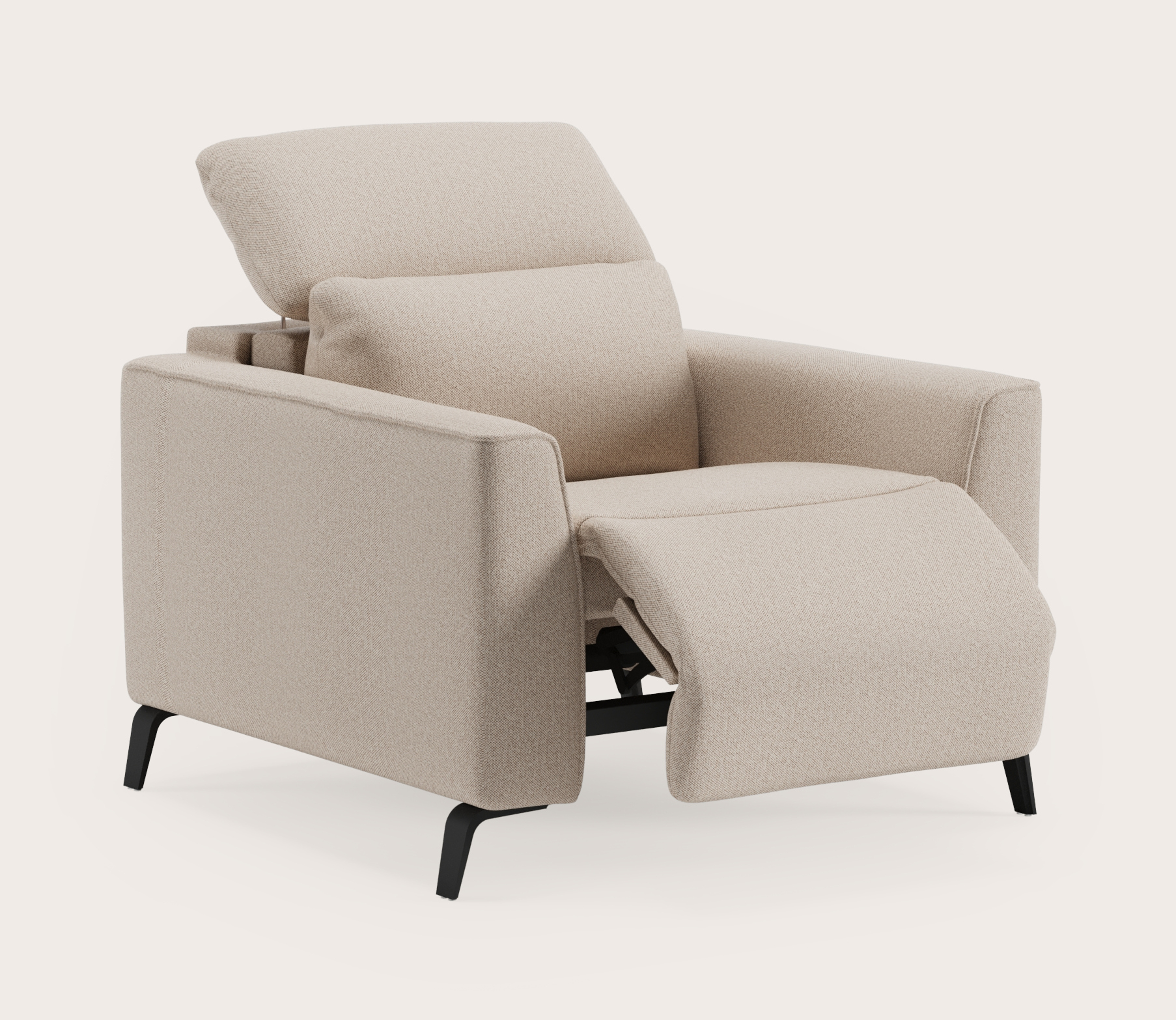 Monza E+ zetel 1-zit in Brio stof Beige