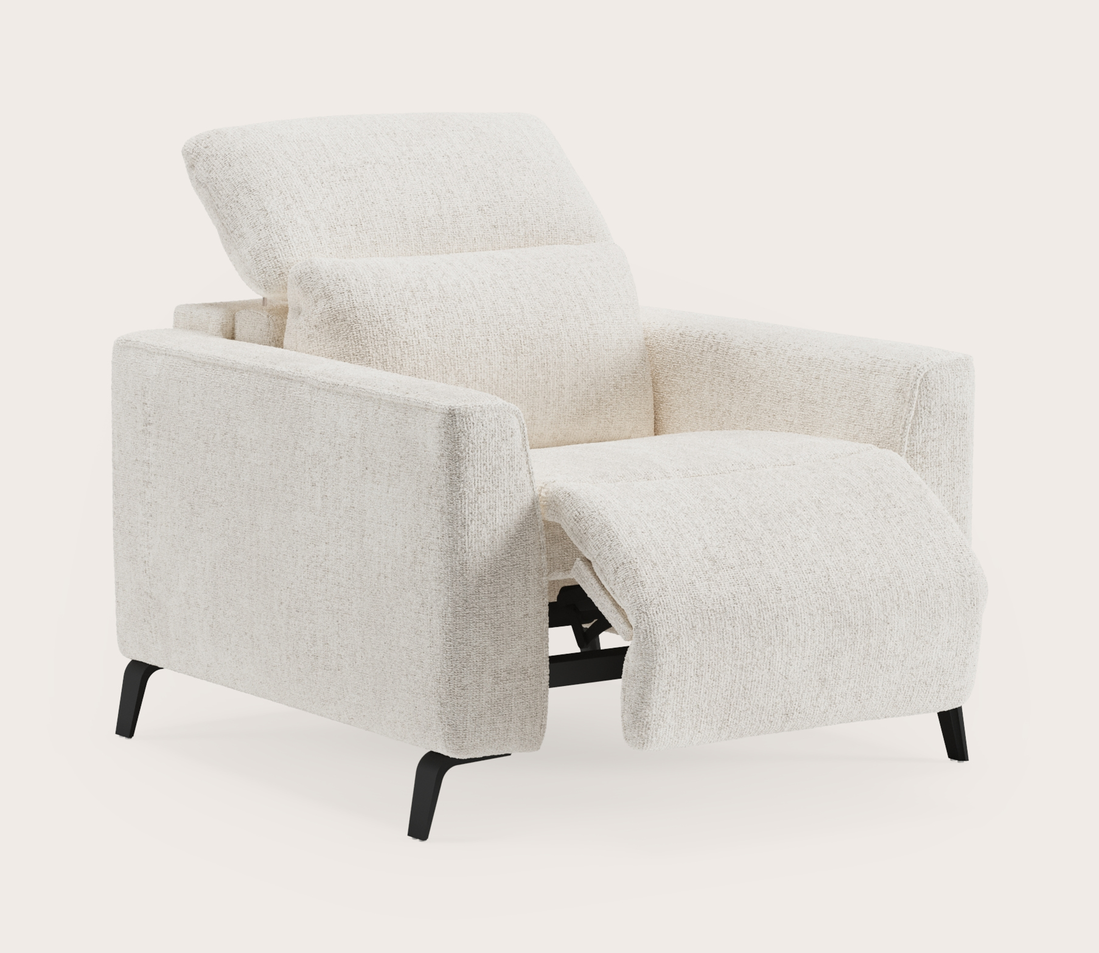 Monza E+ zetel 1-zit in Poco stof Beige