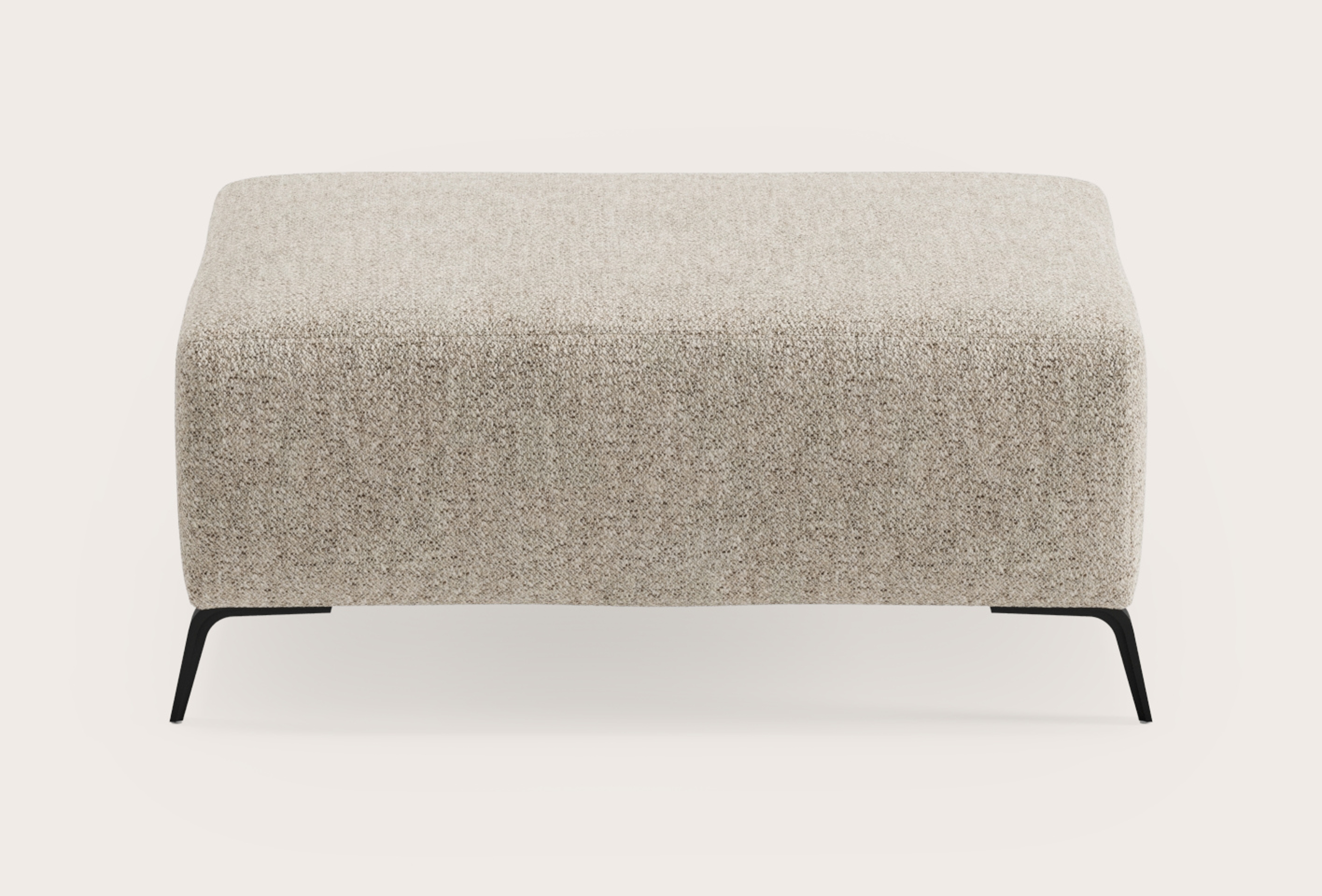 Monza repose-pieds en Stanza tissu Light Taupe