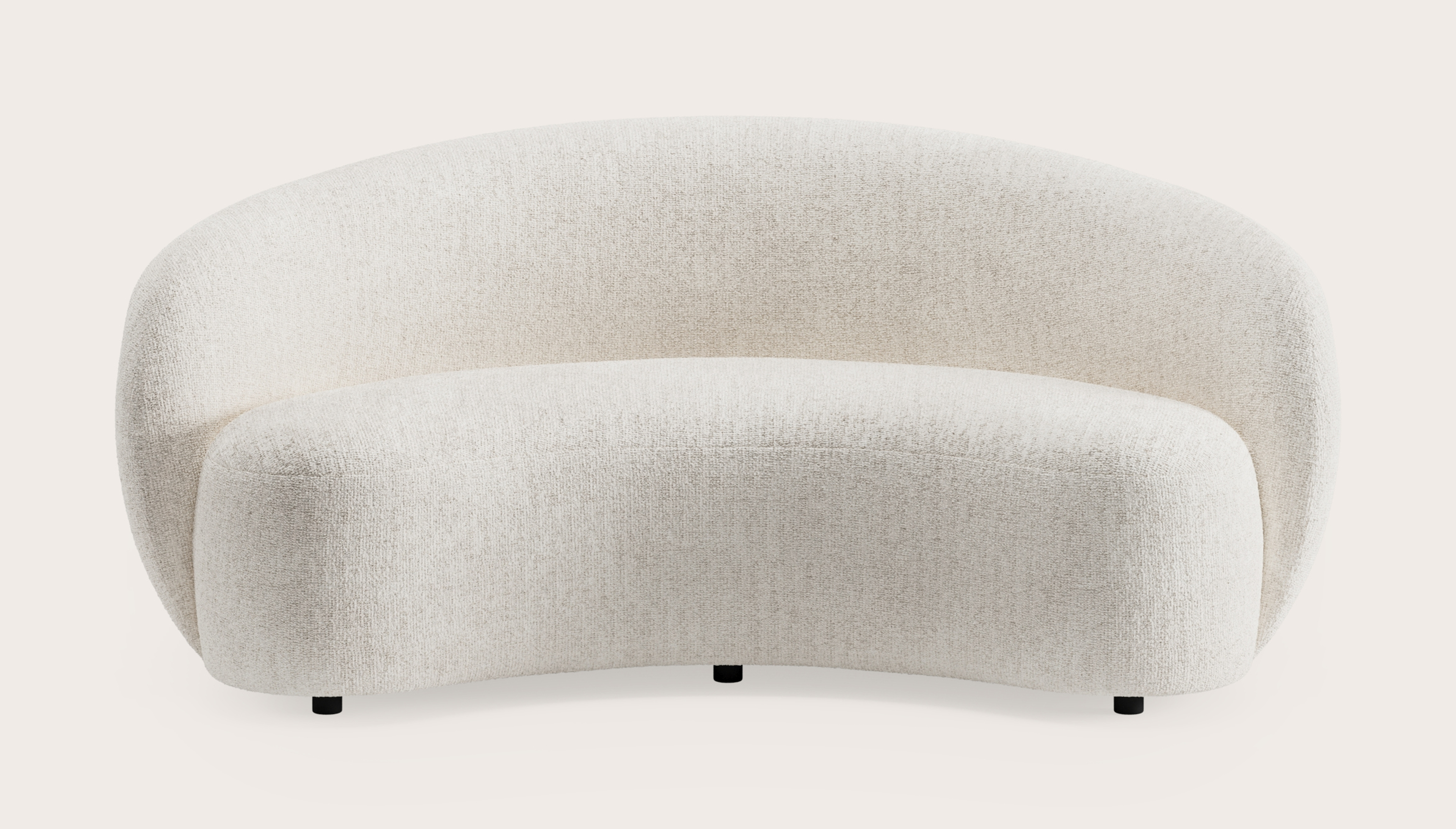 Ponte zetel 2-zit in Poco stof Beige