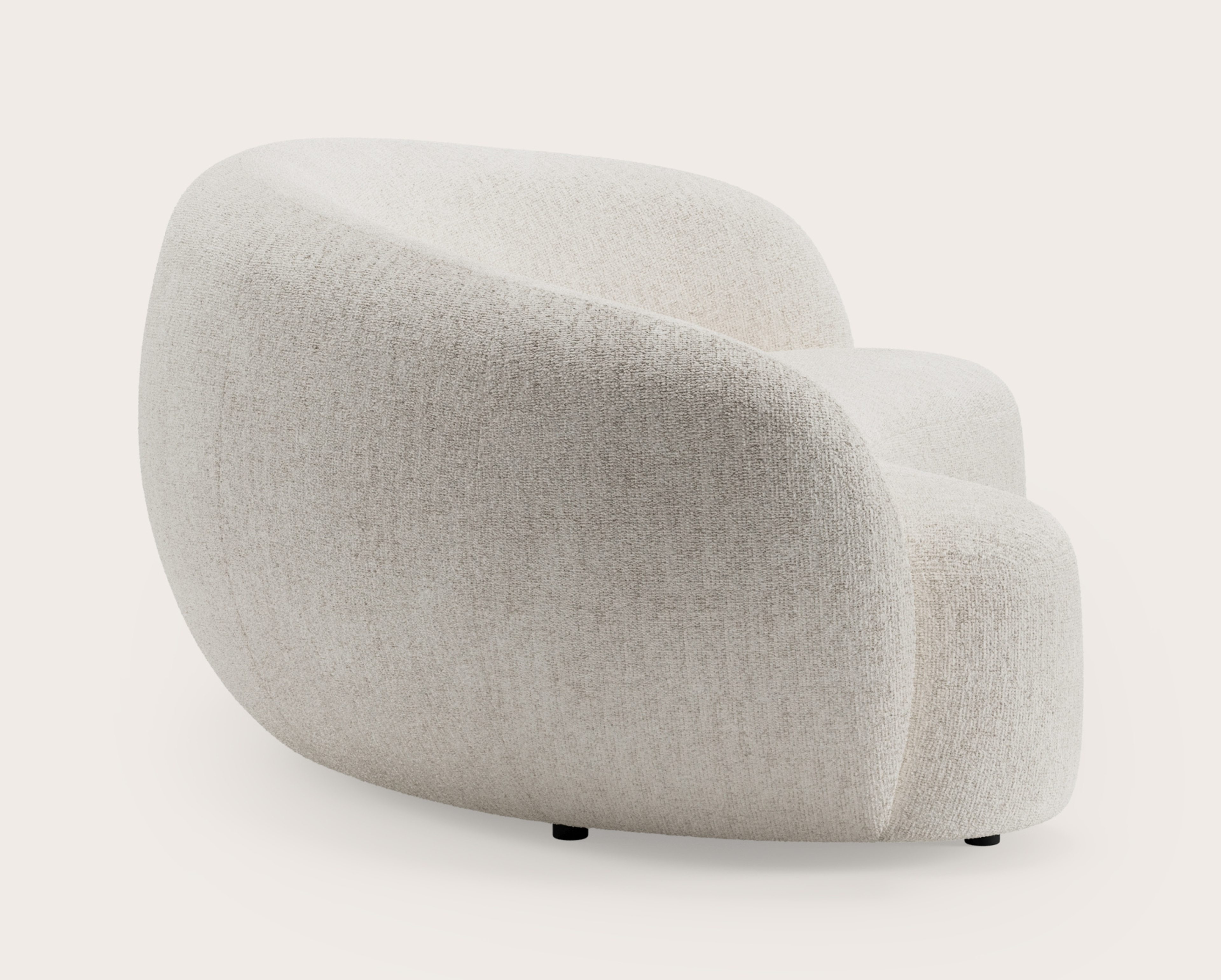 Ponte zetel 2-zit in Poco stof Beige