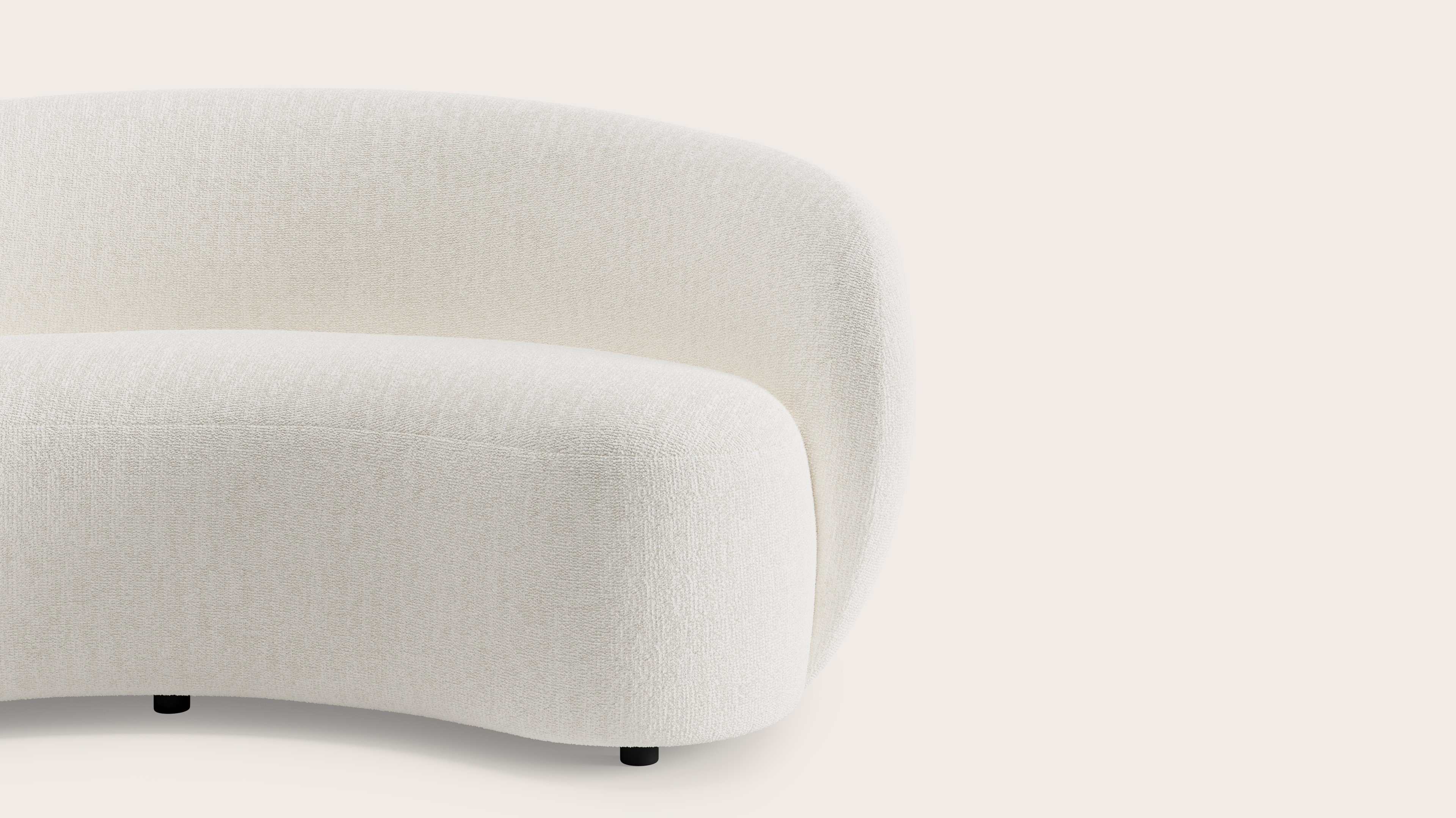 Ponte zetel 2-zit in Poco stof White