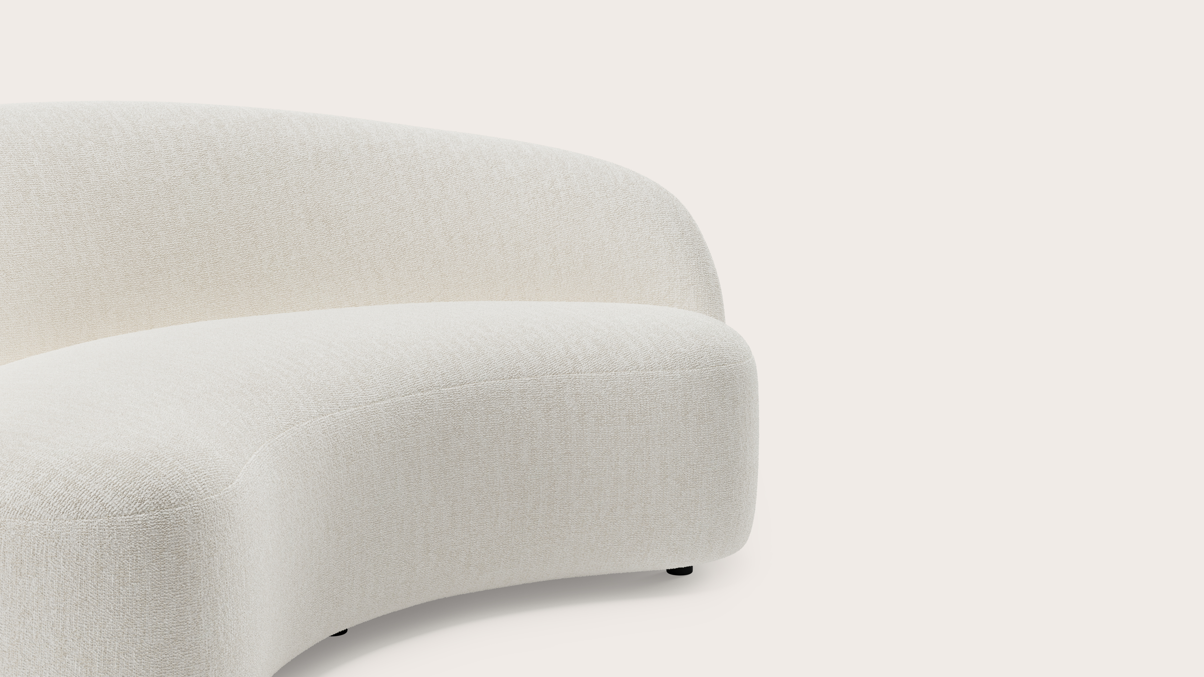 Ponte zetel 2-zit in Poco stof White