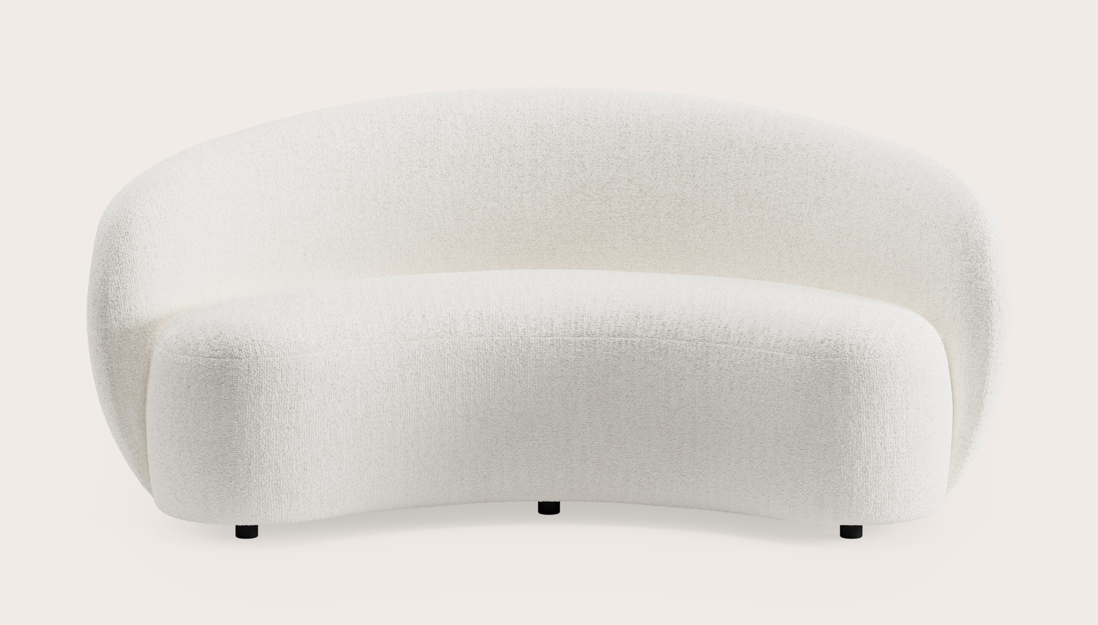 Ponte zetel 2-zit in Poco stof White