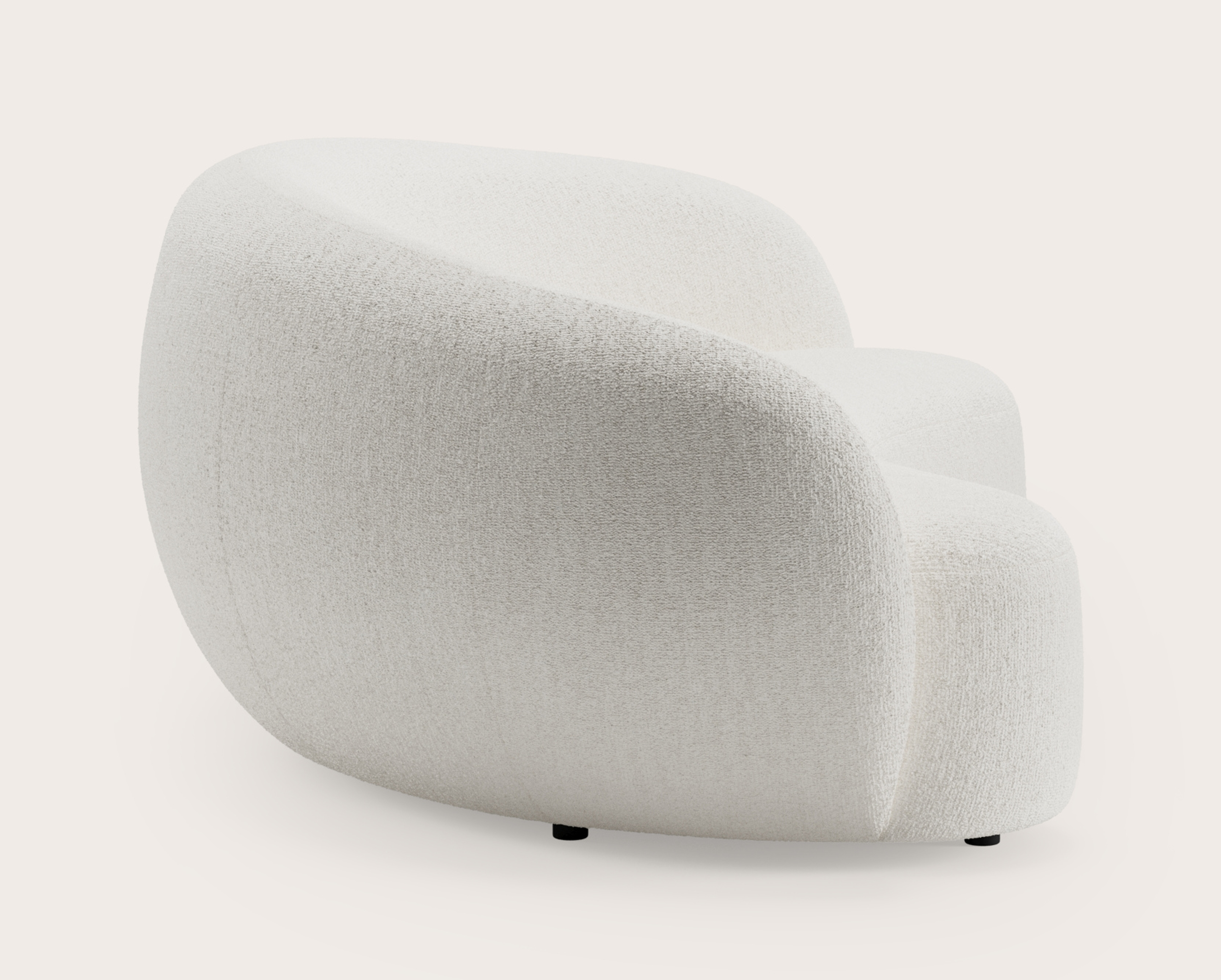 Ponte zetel 2-zit in Poco stof White