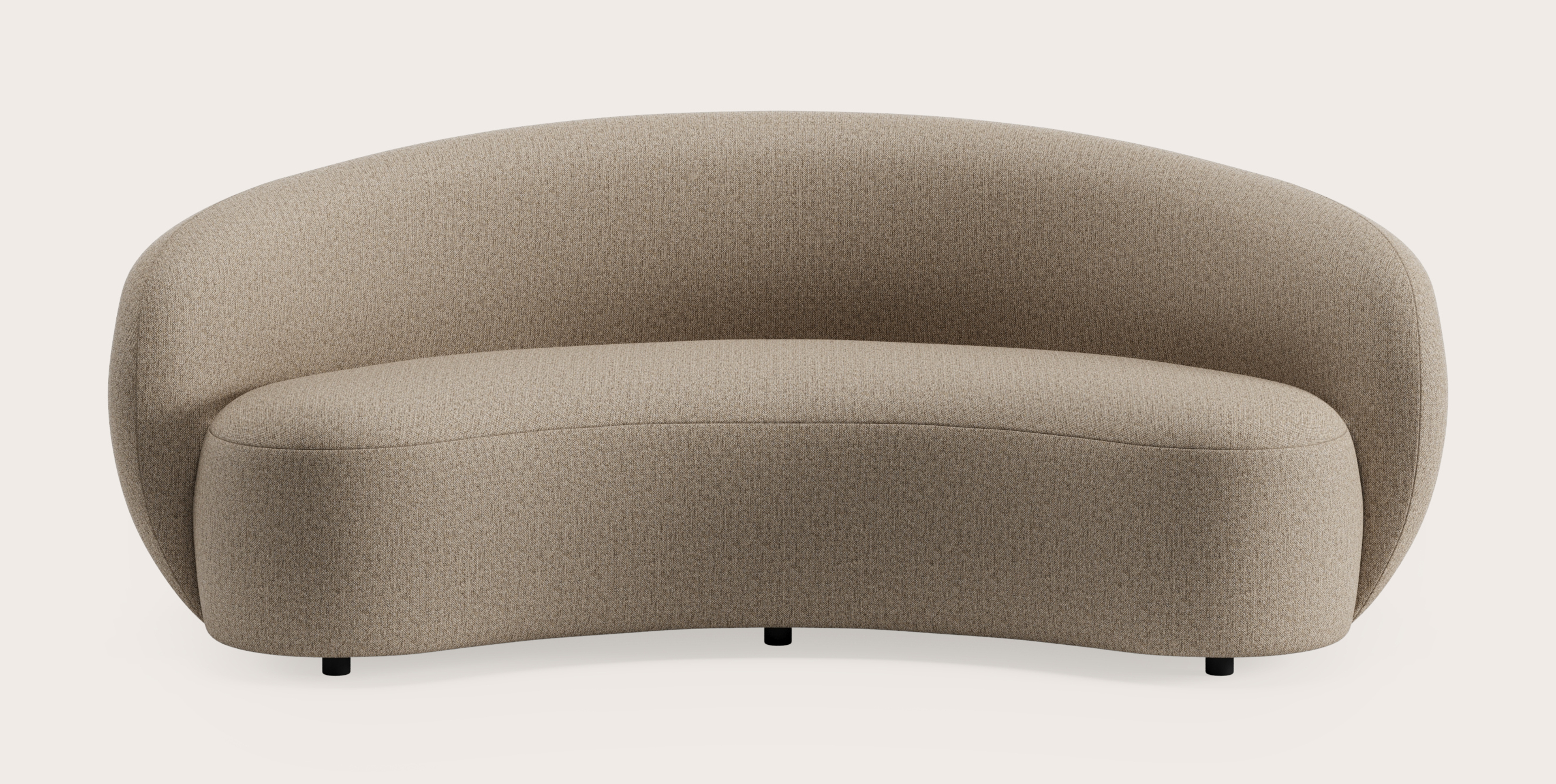 Ponte zetel 3-zit in Brio stof Sesame