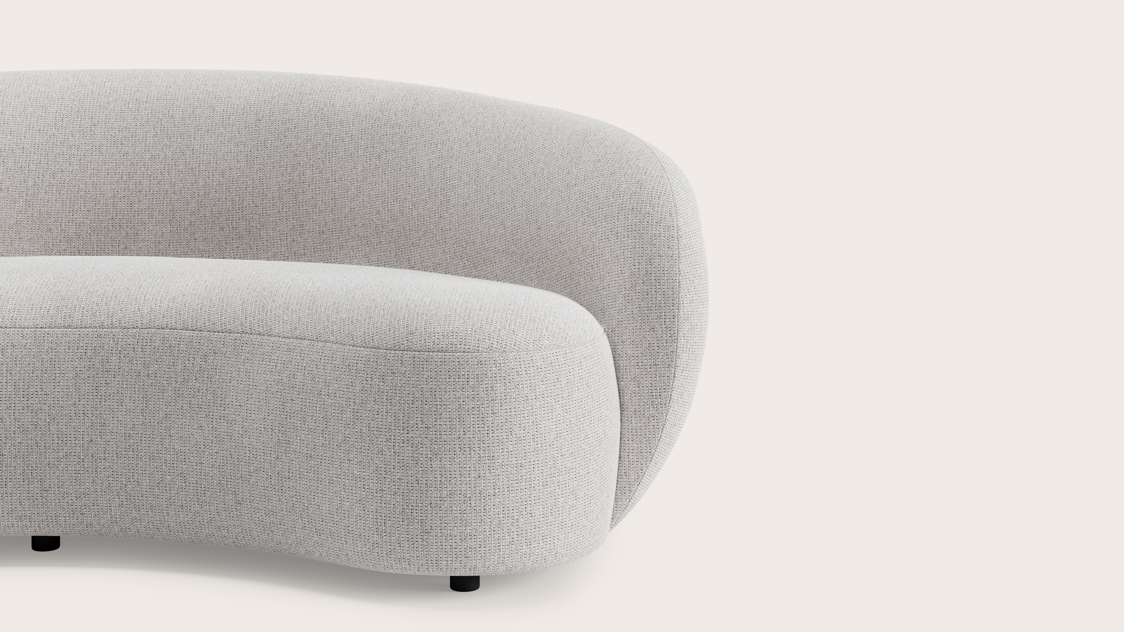 Ponte zetel 3-zit in Fuga stof Grey