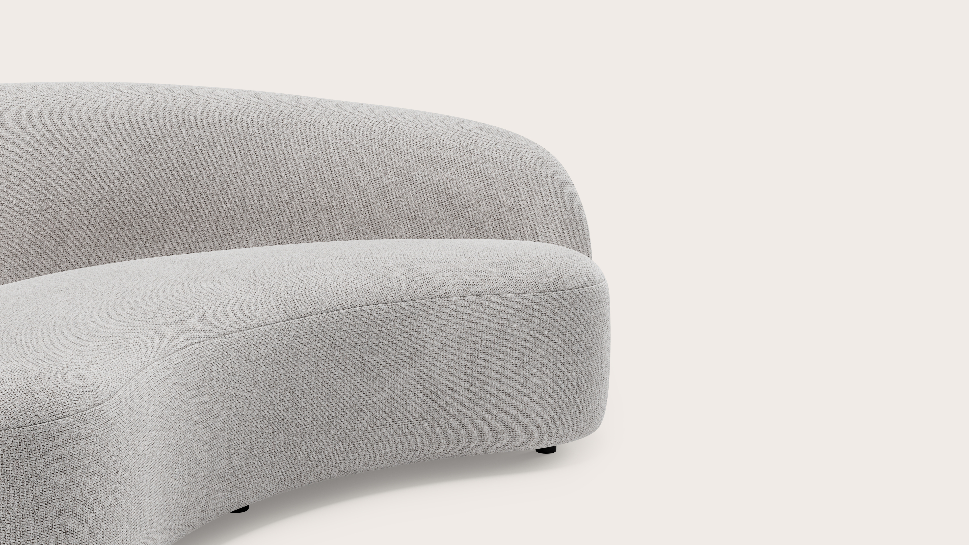 Ponte zetel 3-zit in Fuga stof Grey