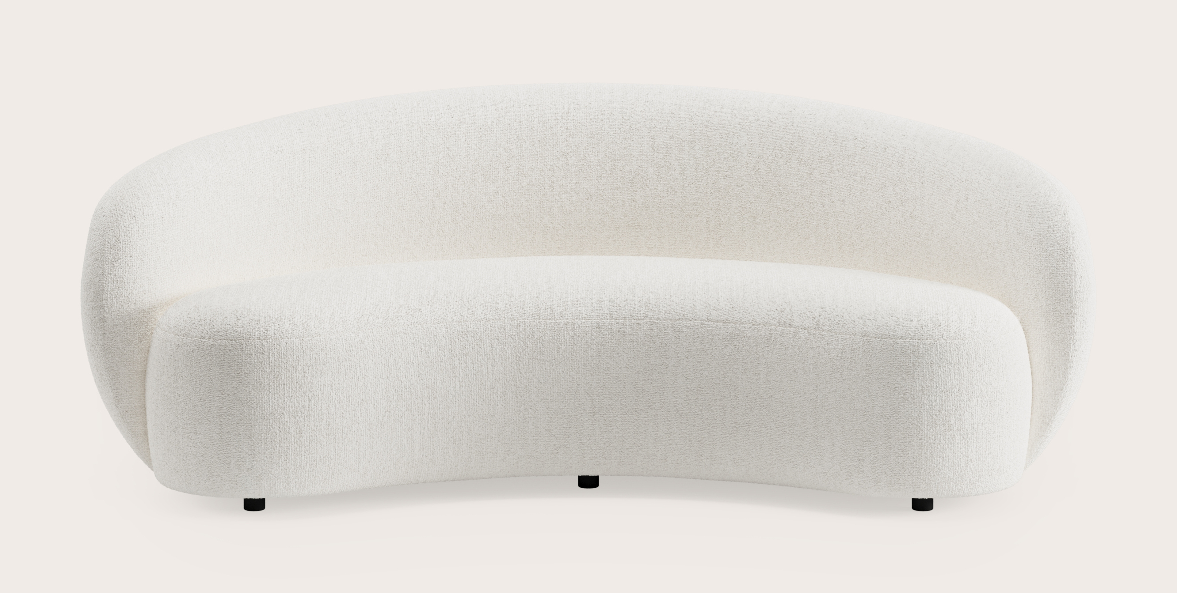Ponte zetel 3-zit in Poco stof White