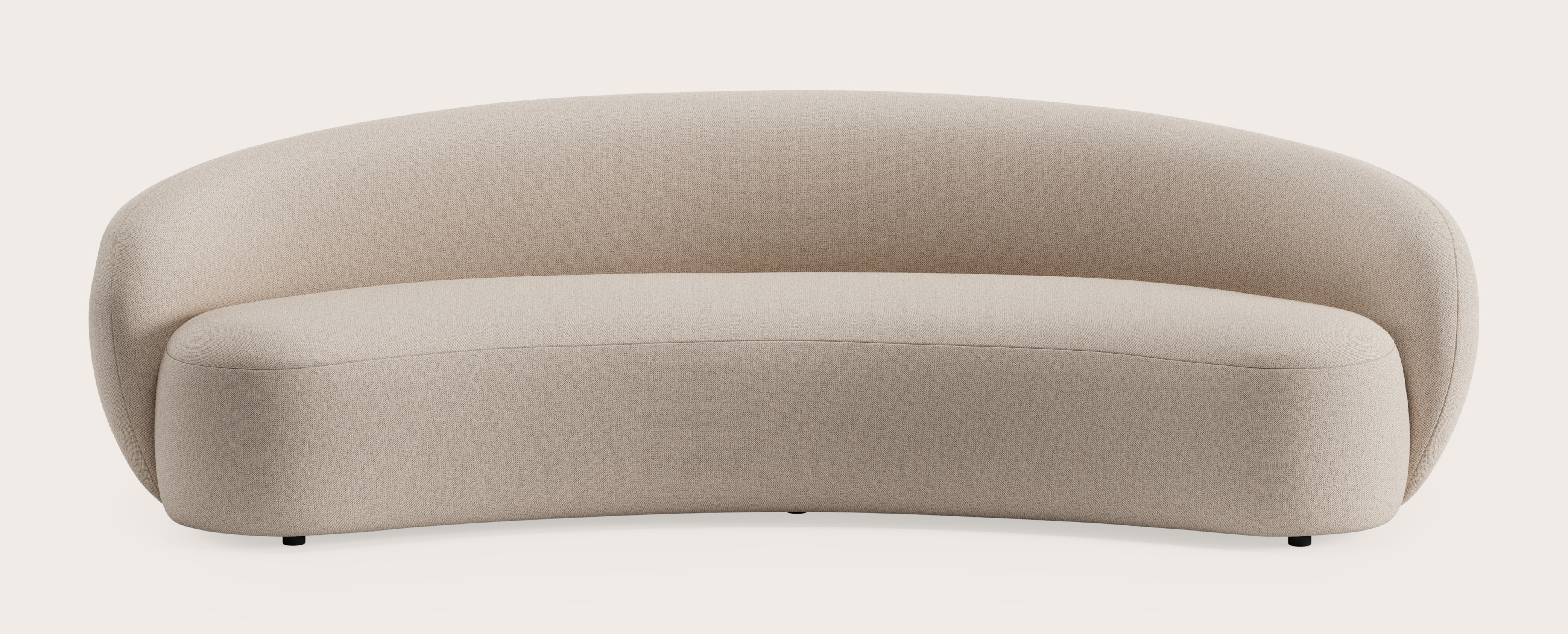 Ponte canapé 4-places en Brio tissu Beige
